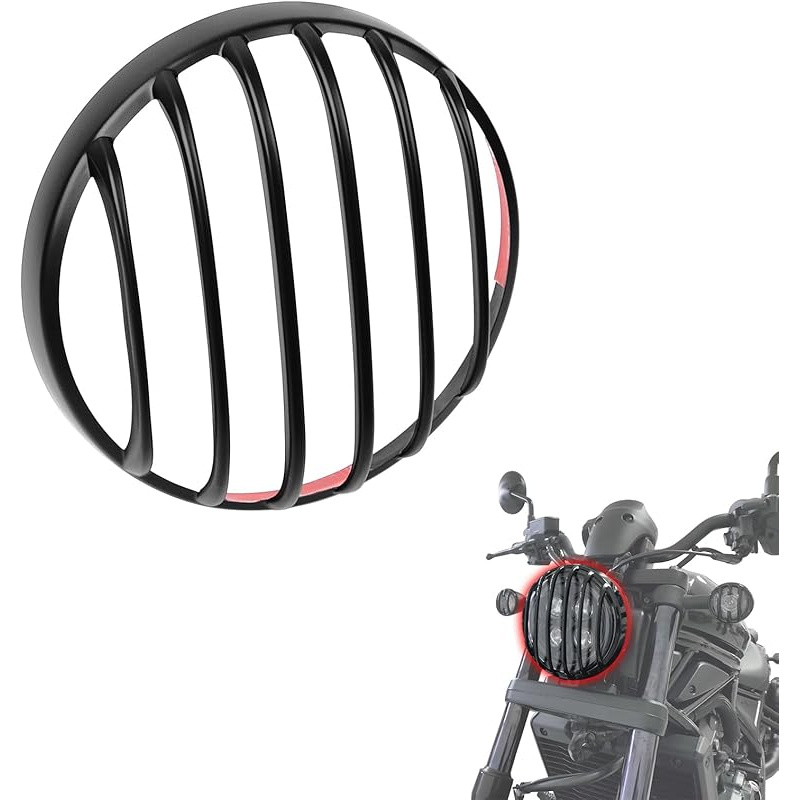 TEMU Motorcycle Headlight Cover For Cmx250/300/500/1100 Cl250/300/500 2021-2025 Plastic Motorcycle Front Headlight Headlamp Cover Head Lamp