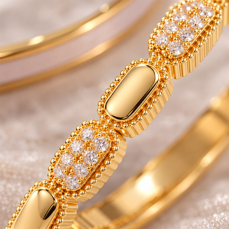Premium Stackable Bangle Combo, Exquisite Craftsmanship