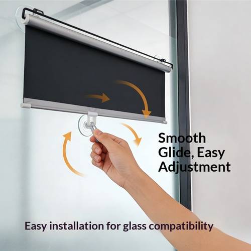 retractable sunshades and awnings that no drilling for installation provide uv protection and insulation feature a pull down roller design and block sunlight suitable for cars and home windows