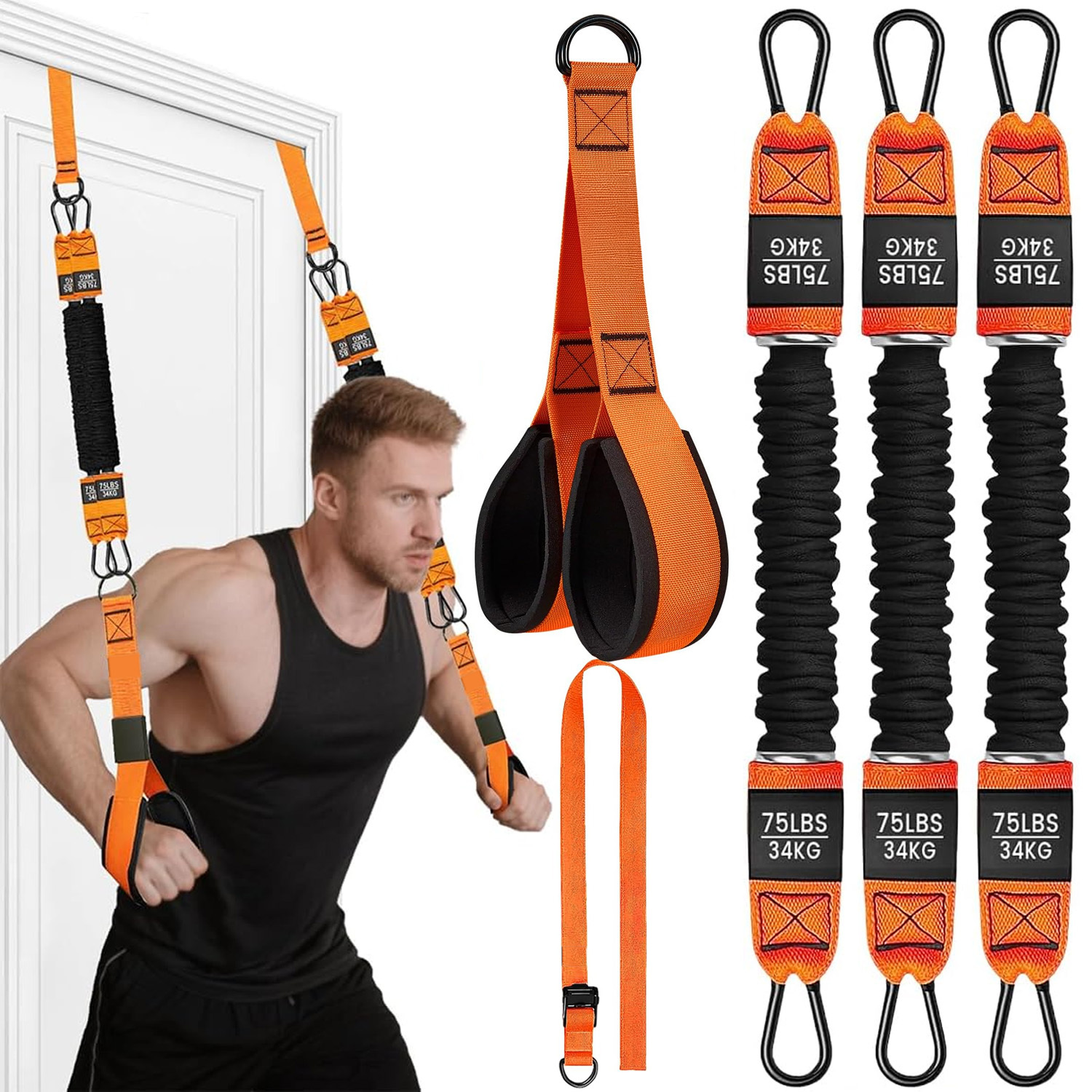Image of Resistance Bands, Exercise Bands, Pull Up Assist Bands - Bands For Working Out, Band For Men And Women Fitness Training, Physical Relax, Home Workouts