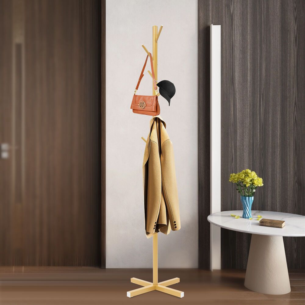 hooks coat rack tree shape coat storage assistant storage hat