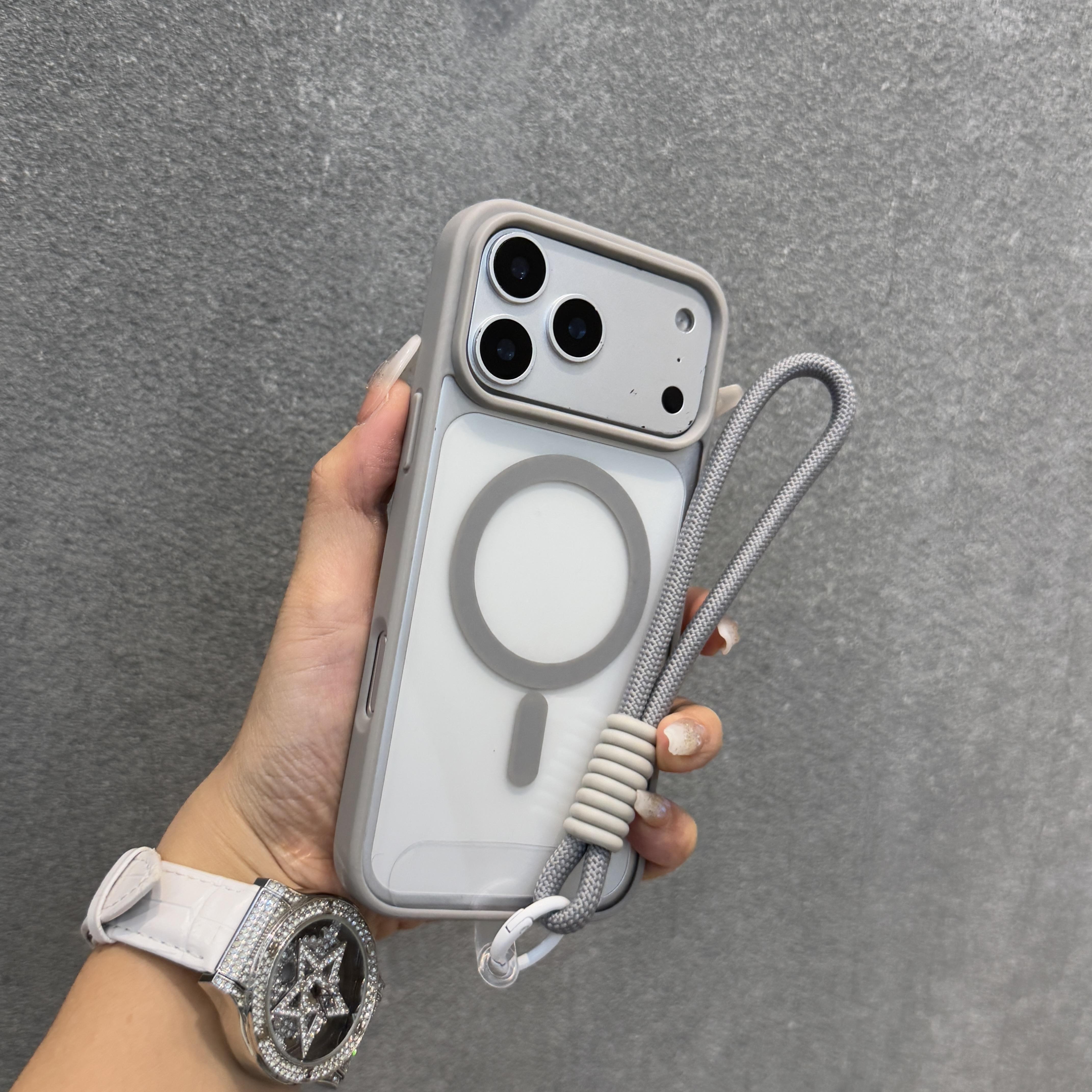 TEMU Phone Case - Matte Cooling Magnetic Case For Iphone 15 16 14 12 11 Pro