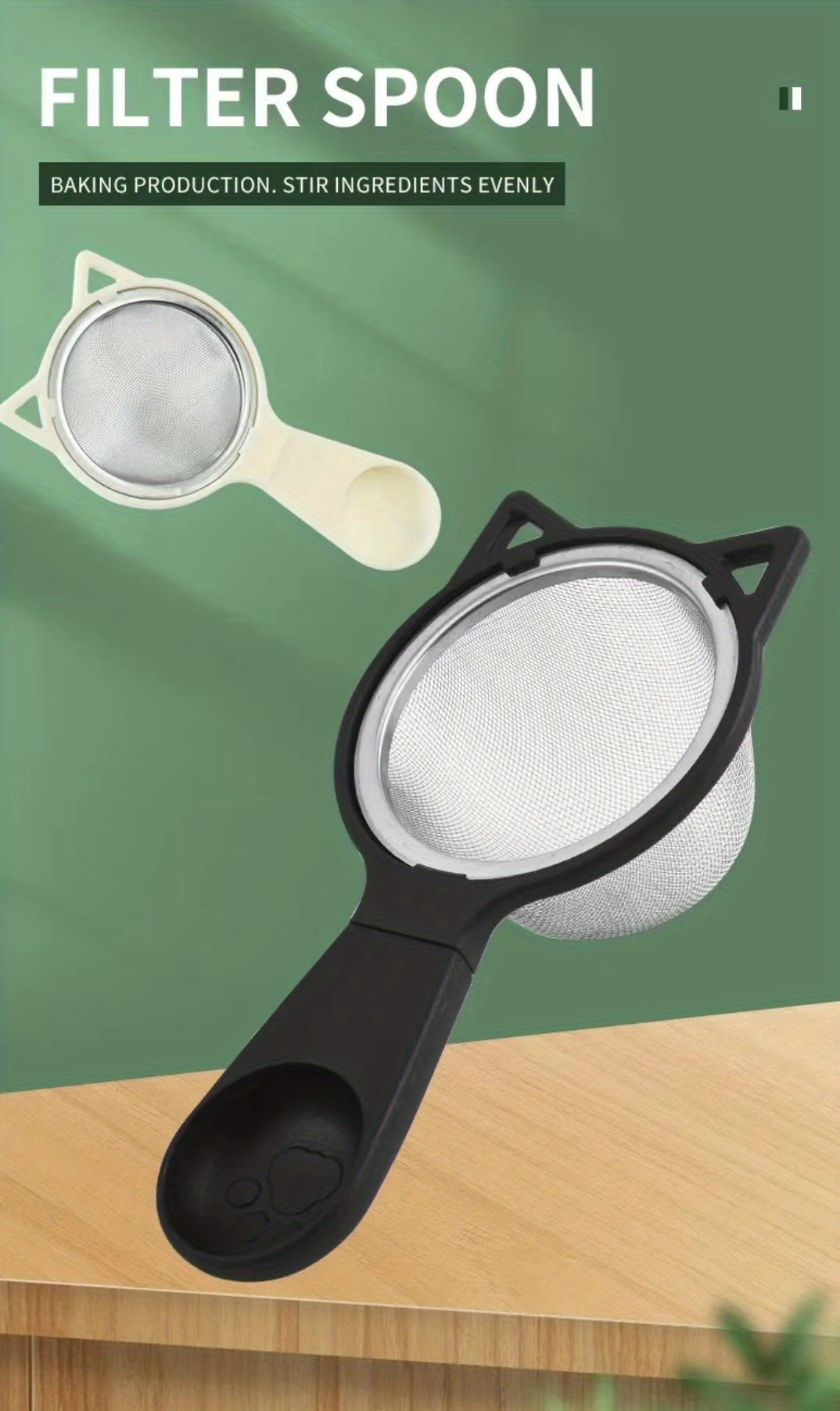 versatile stainless steel fine mesh strainer   coffee tea flour sifting more   gadget for cooking and food prep Product details 0
