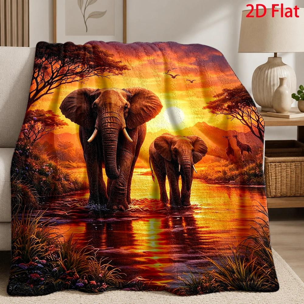 elephant blanket sold on Temu United States