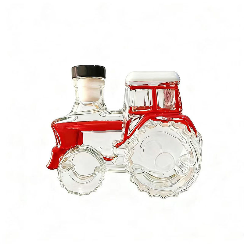 Image of 300ml Unique Shaped , High Borosilicate Glass Wine Bottle, Whiskey Bottle, Perfect For Artistic Display And Collection, Promotional Event Tasting Glassware Home Decor