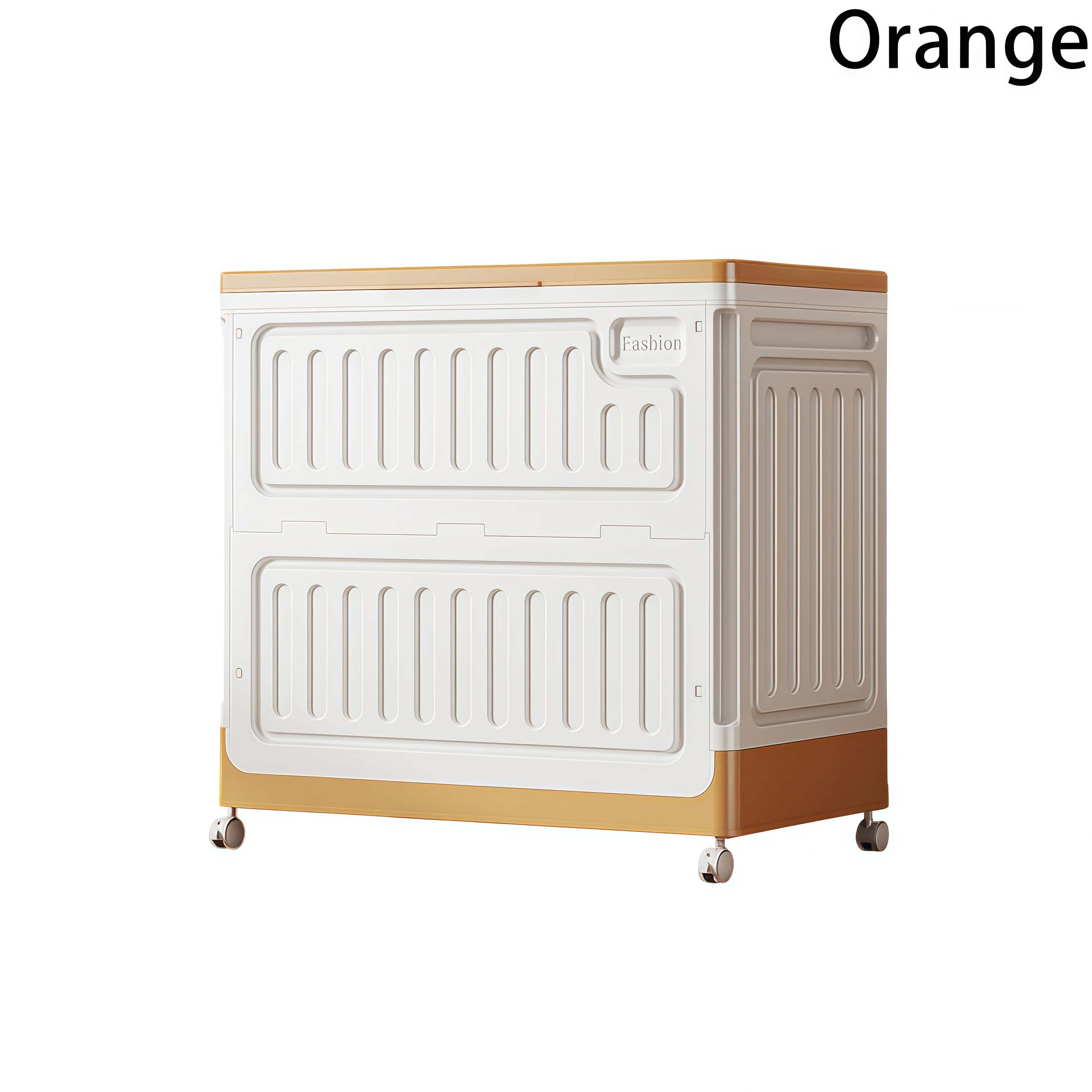 TEMU 1pc Large-capacity Clothing Storage Box With , Bedroom Clothing And Quilt Organizer, Foldable Storage Box With Wheels And Lid, Under-bed Storage