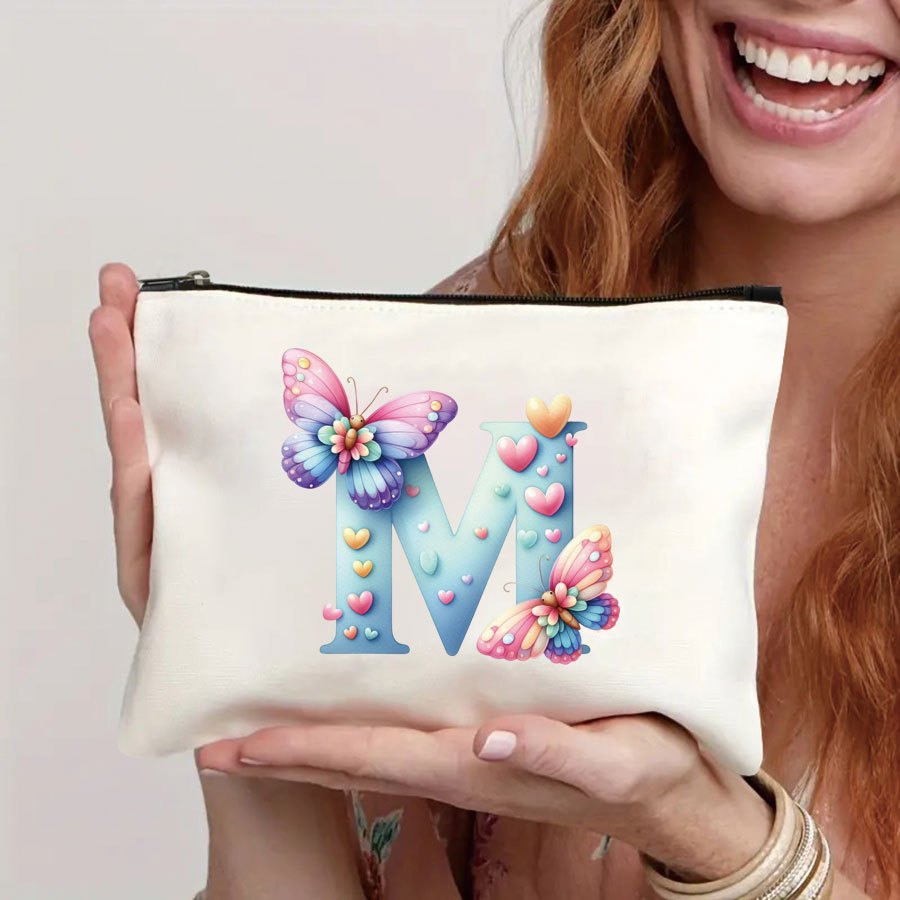 TEMU 1pz Borsa Trucco con Motivo Colorata e , Custodia Organizzatore da Viaggio per Ragazze, Borsa Portaoggetti per Cancelleria