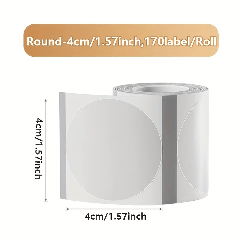 TEMU Carta termica per etichette, e , per stampa laser e a d'. Dimensioni: 5*5 cm (135/Rotolo), 3*3 cm (225/Rotolo), 4*4 cm (175/Rotolo), 4*3 cm