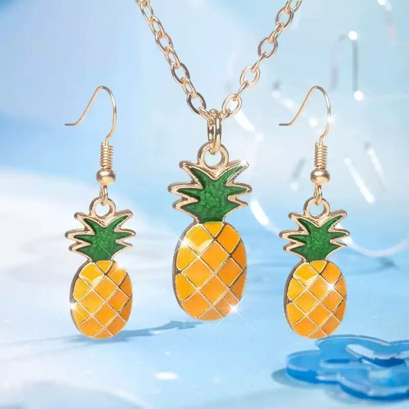 TEMU Juego de 3 piezas de collar y pendientes de , accesorios de adorables de diseño de , , a y versátiles, regalos para festivales, San Valentín,