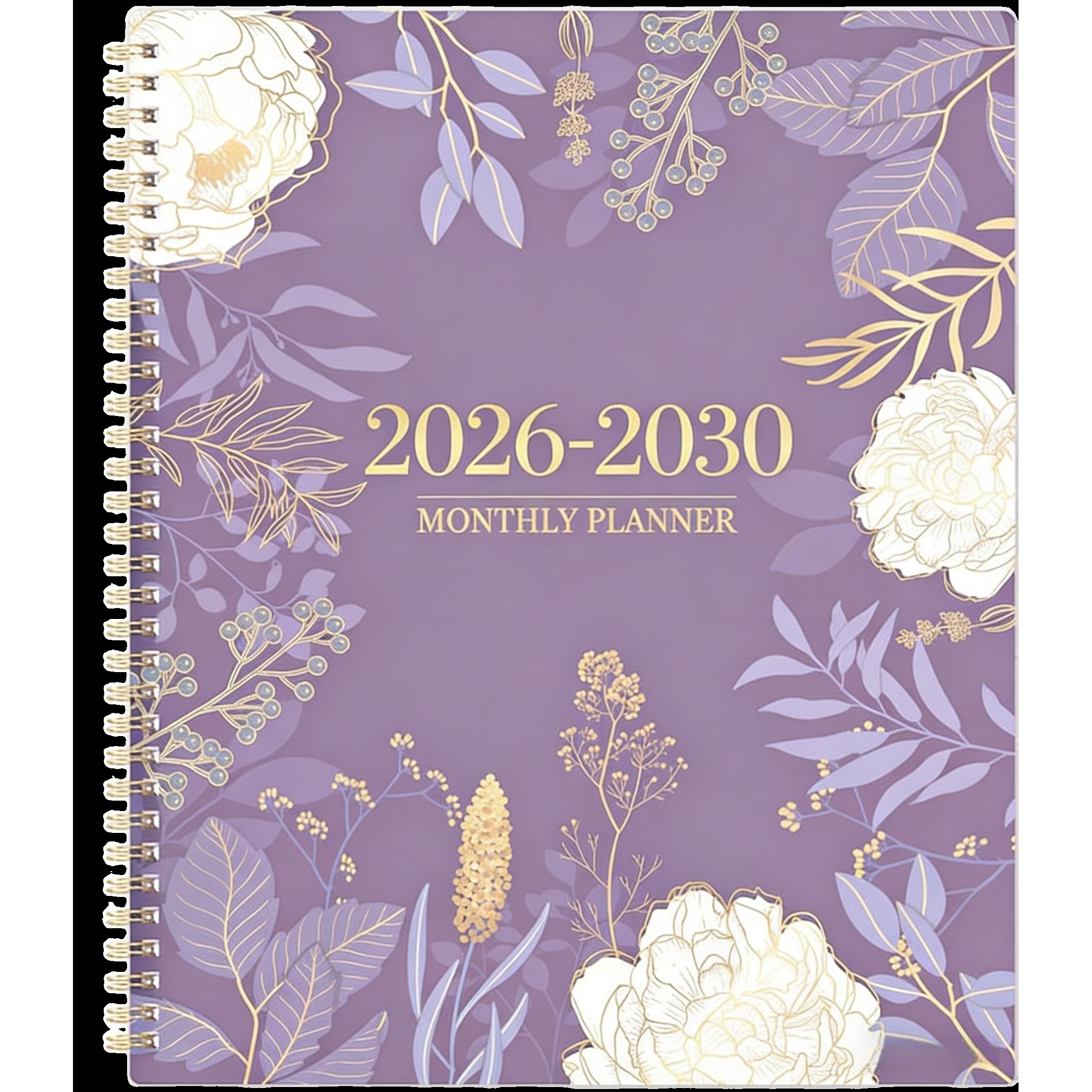 TEMU 2026-2030 Monthly Planner Notebook - 2026-2030 5-year Monthly Planner, 2026 To December 2030, 5.5 X 8.5 Inches, 60-month Large 5-year Planner