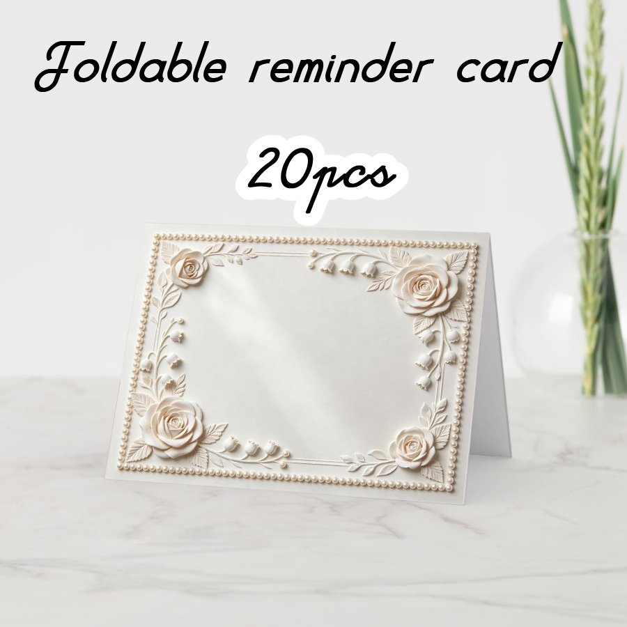 TEMU Tarjetas de Asiento para | 20 unidades de 3.5 X 4.7 pulgadas de Papel Elegante con Relieve Floral, Tarjetas de Asiento para Banquetes, Tarjetas