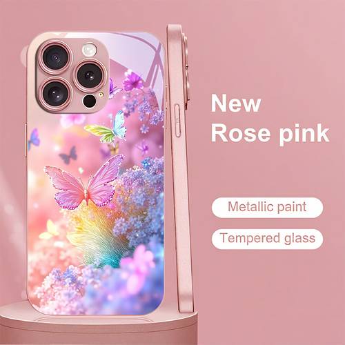 phone case purple gradient flower bush and colorful pattern phone case suitable for iphone 16 16 pro plus plus 15 pro 15 pro max 14 14 plus 14 pro 14 pro max 13 13 pro 13 pro max 12 12 pro 12 pro max 11 11 pro 11