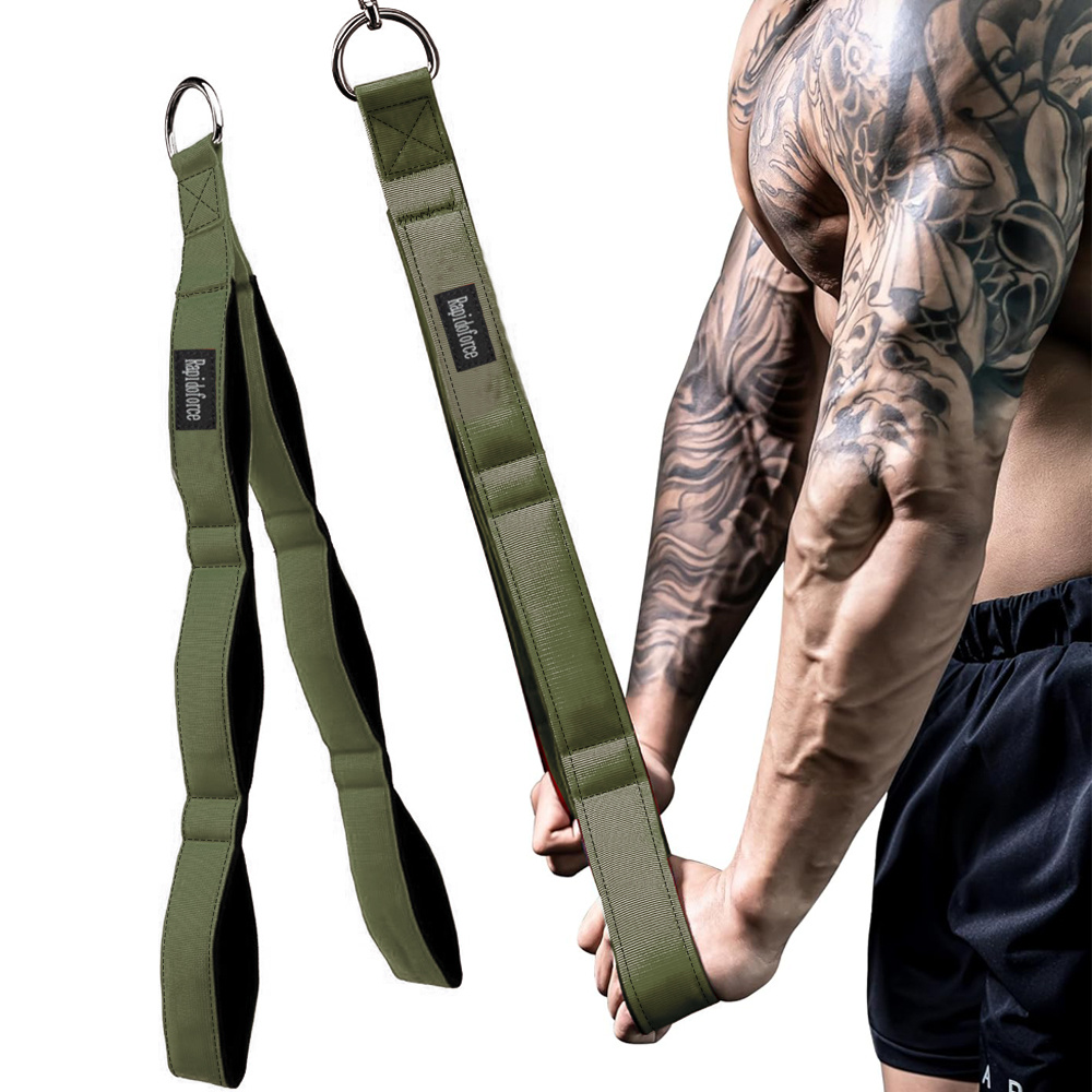 Image of Tricep Rope Cable Attachment Handles, 6-ring Triceps Lengthened Training Rope, Range Of Motion, Tricep Pull Down Rope For Push Downs, Crunches, Facepulls For Professional Gym