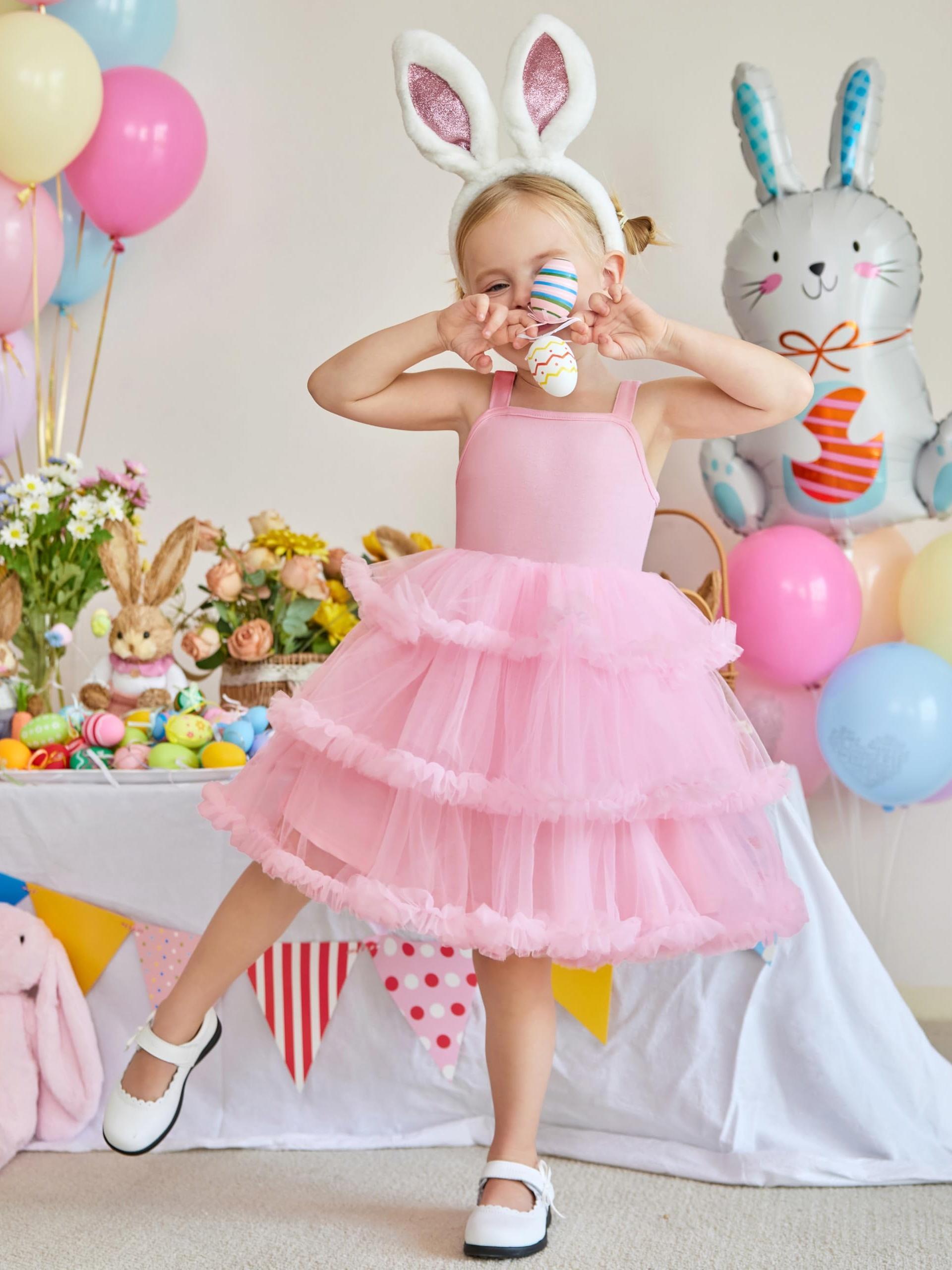 open lace back dress Princess Apron Dress Set, Dark Pink – Bailey and Ava