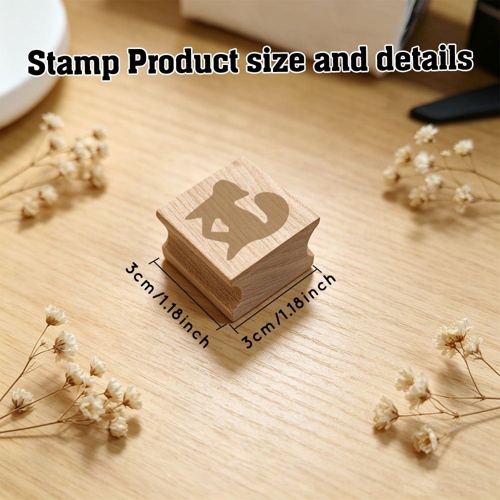 DIY Wood Stamp for Journaling and School Supplies