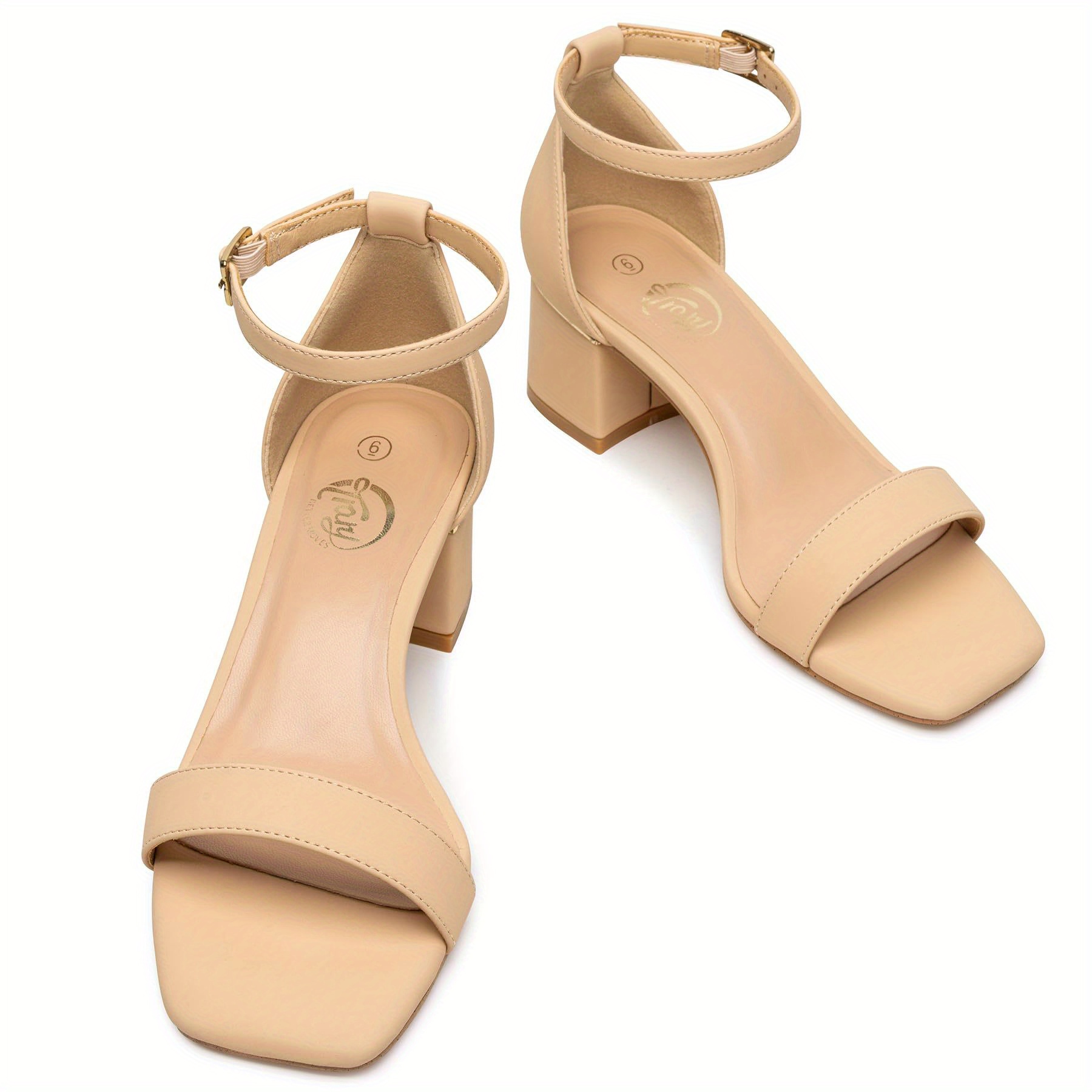 ms high heeled shoes black square toe heels white Temu