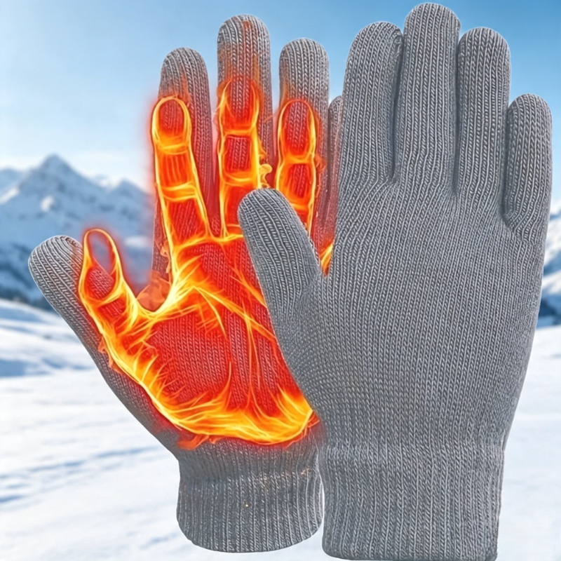 Thickened Warm Full-Finger Gloves for Autumn and Winter Outdoor Riding