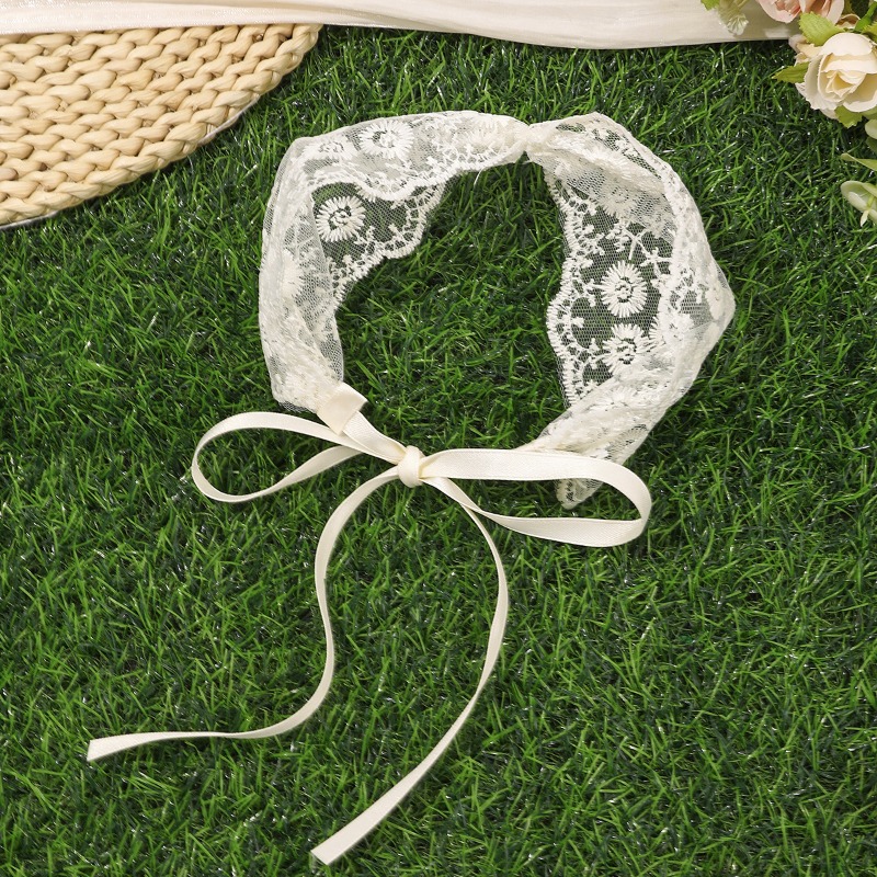 1pc New Wide-brim Lace Headband, Fashionable Headwear Hairband For Women, Versatile Headband For , Spring/summer Travel Accessory, High-end Feel Headband