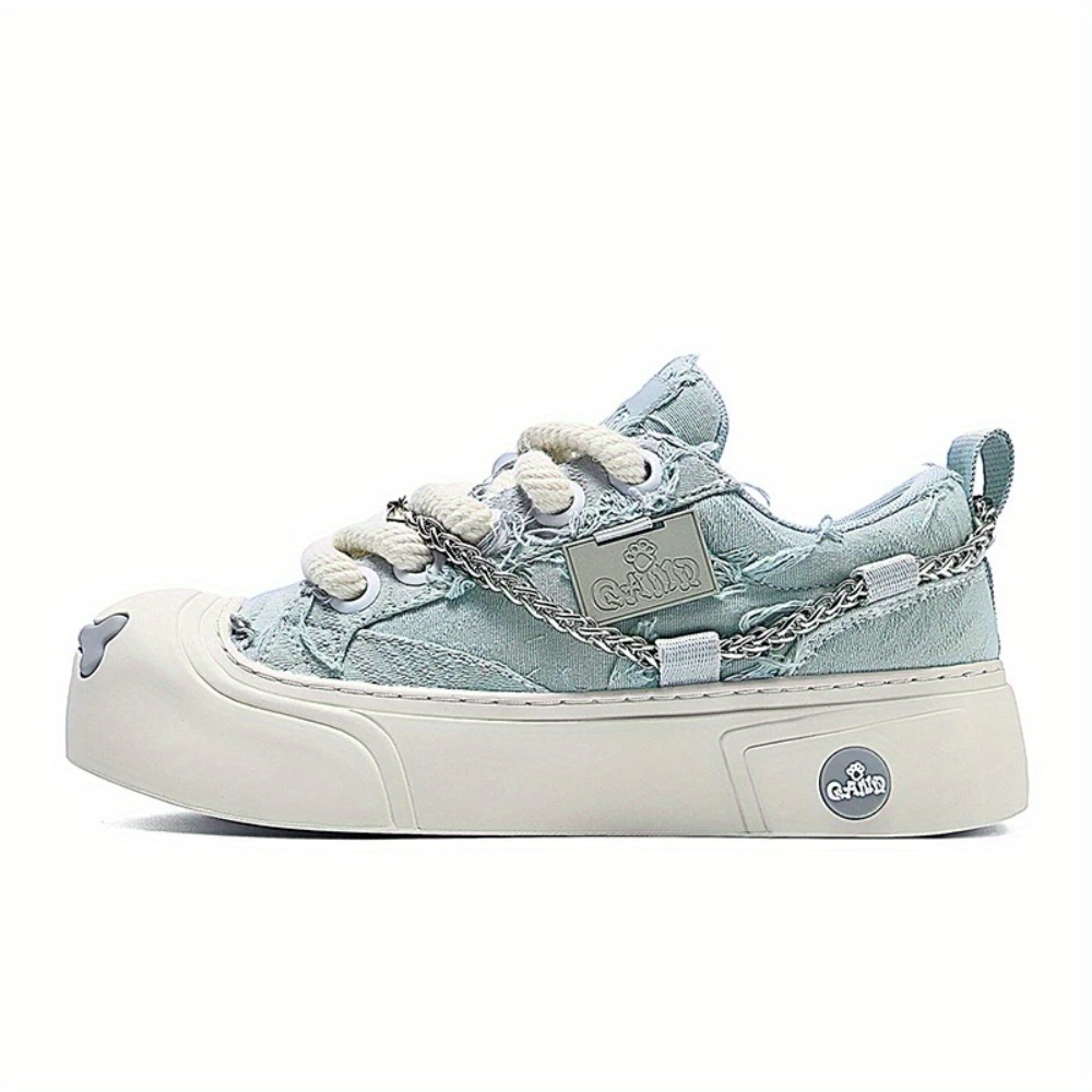 tenis de skate unissex com sola grossa antiderrapante Temu Brazil