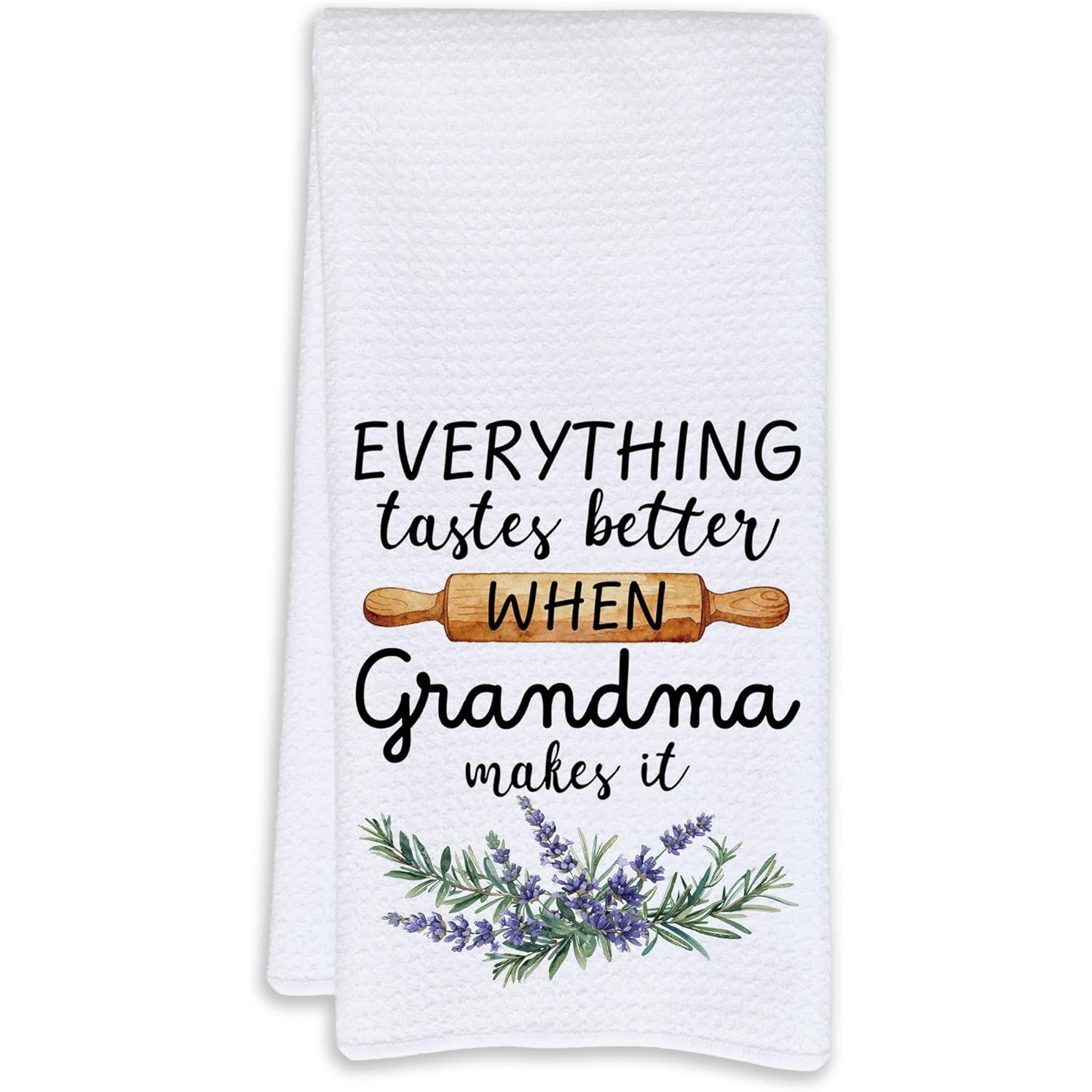 TEMU Everything Better When Grandma Kitchen Towels, Grandma Gifts From Grandson Granddaughter, Gifts Dish Tea Dish Towels For Kitchen Decor, 18 X 26