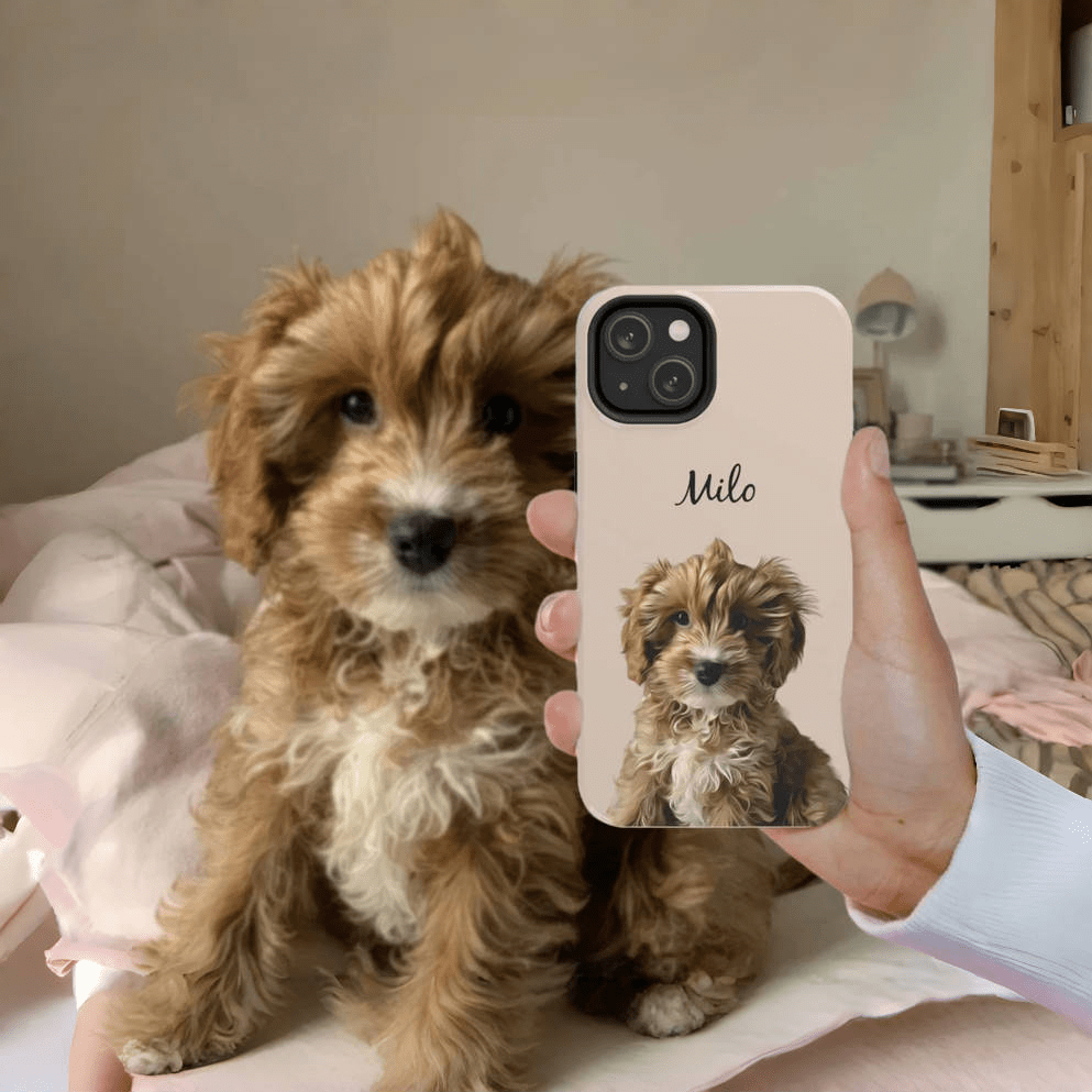 TEMU A Custom Case, Dog Phone Case, Personalized Case, Custom Cat Phone Case, Picture Phone Case, Pet , Unique Case.