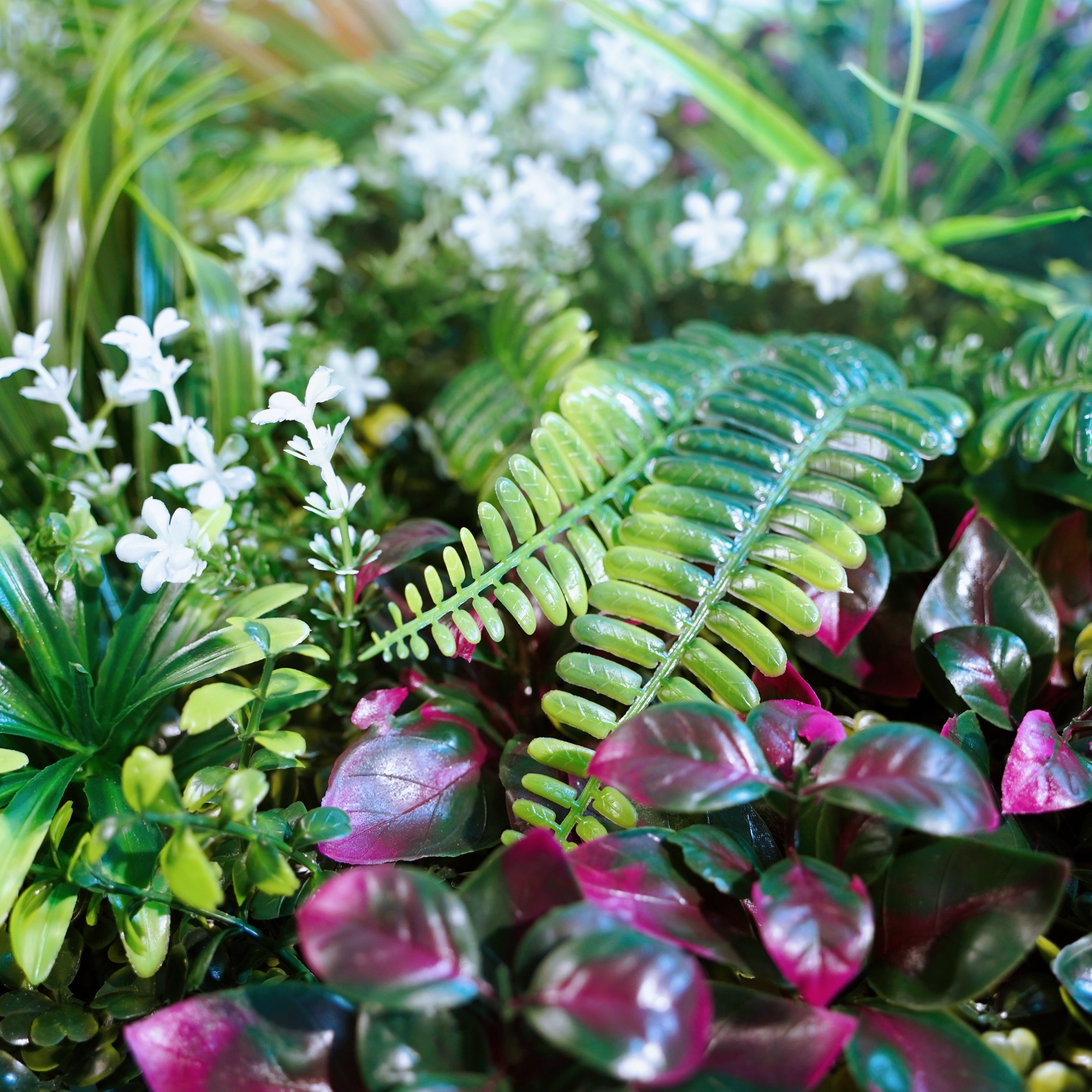 Artificial Ivy Wall for Indoor and Outdoor Use