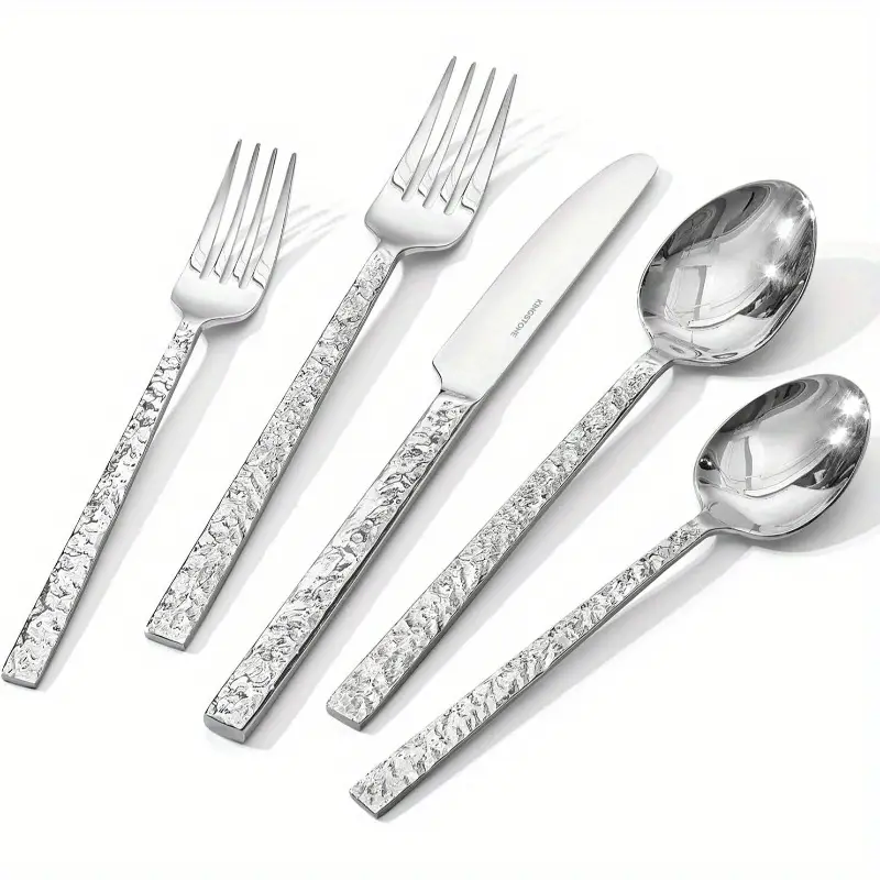 40pcs silverware set 8 1810 stainless steel heavy duty flatware set tableware cutlery utensil sets dishwasher safe thanksgiving christmas halloween easter mothers day fathers day thanksgiving decorations christmas decorations halloween decorations easter decorations mothers day decorations fathers day decorations thanksgiving tableware christmas tableware halloween tableware easter Product details 0