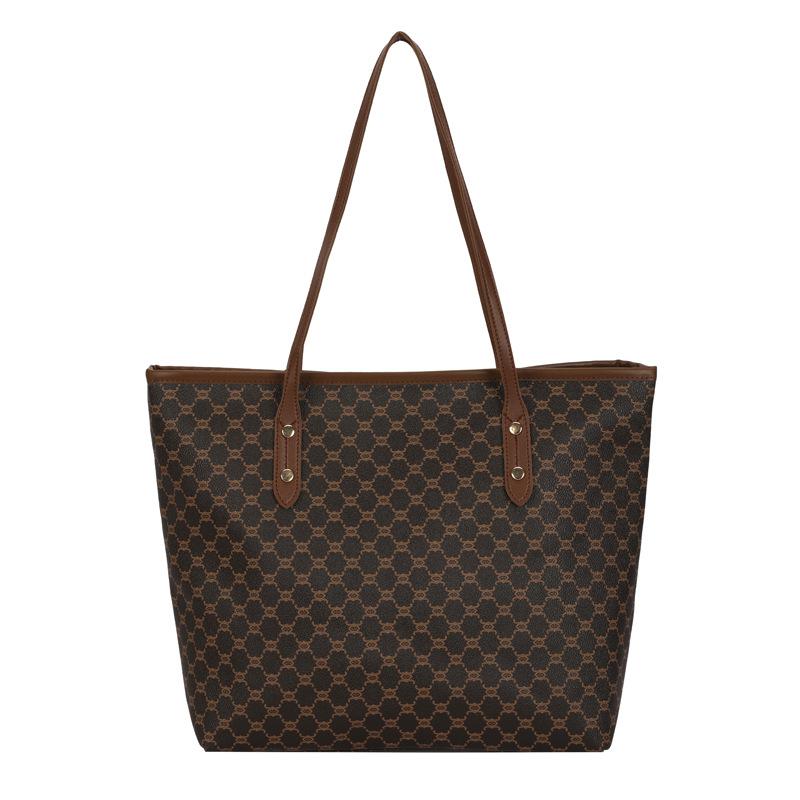 TEMU 2026 New Halloween Tote Bag Large Capacity Women Shoulder Bag Versatile Commuter Single Shoulder Bag Niche Stylish Elegant Daily Handbag