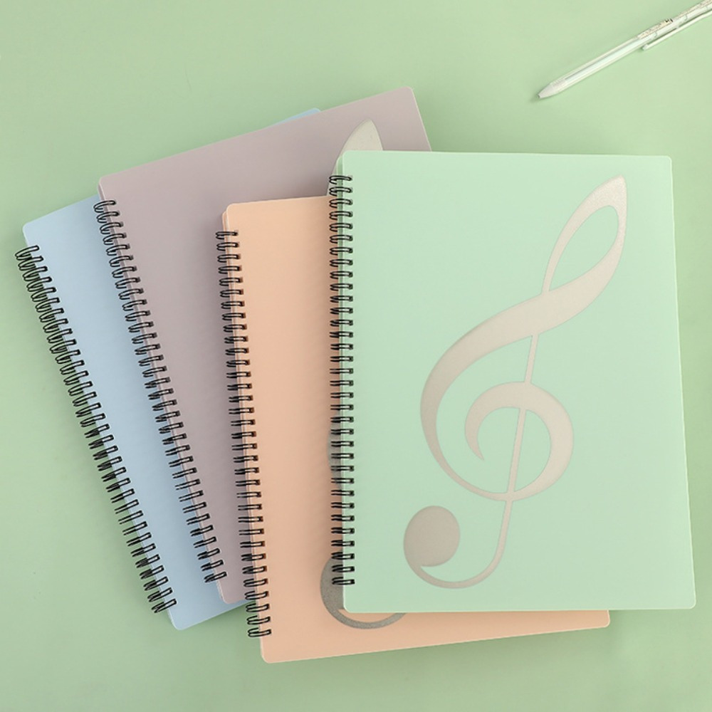 40 pages multi layer music score folder music score book detachable   a4   flexible fits letter size piano music score folder note folder 0