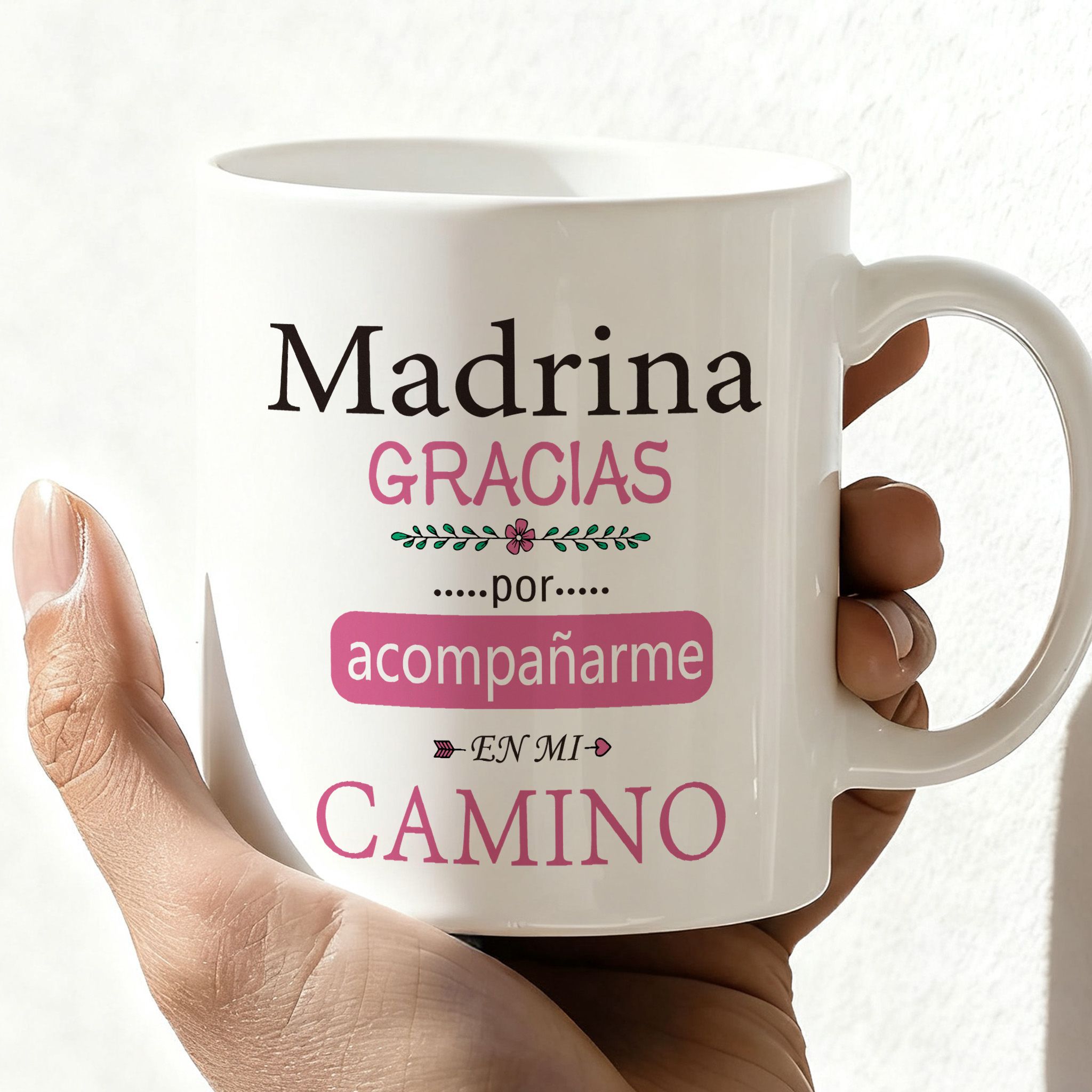 TEMU 1 taza de cerámica blanca de 11 oz con de agradecimiento a la en español con impresión | Regalo para , Regalo Para , Taza de café, Taza de té,