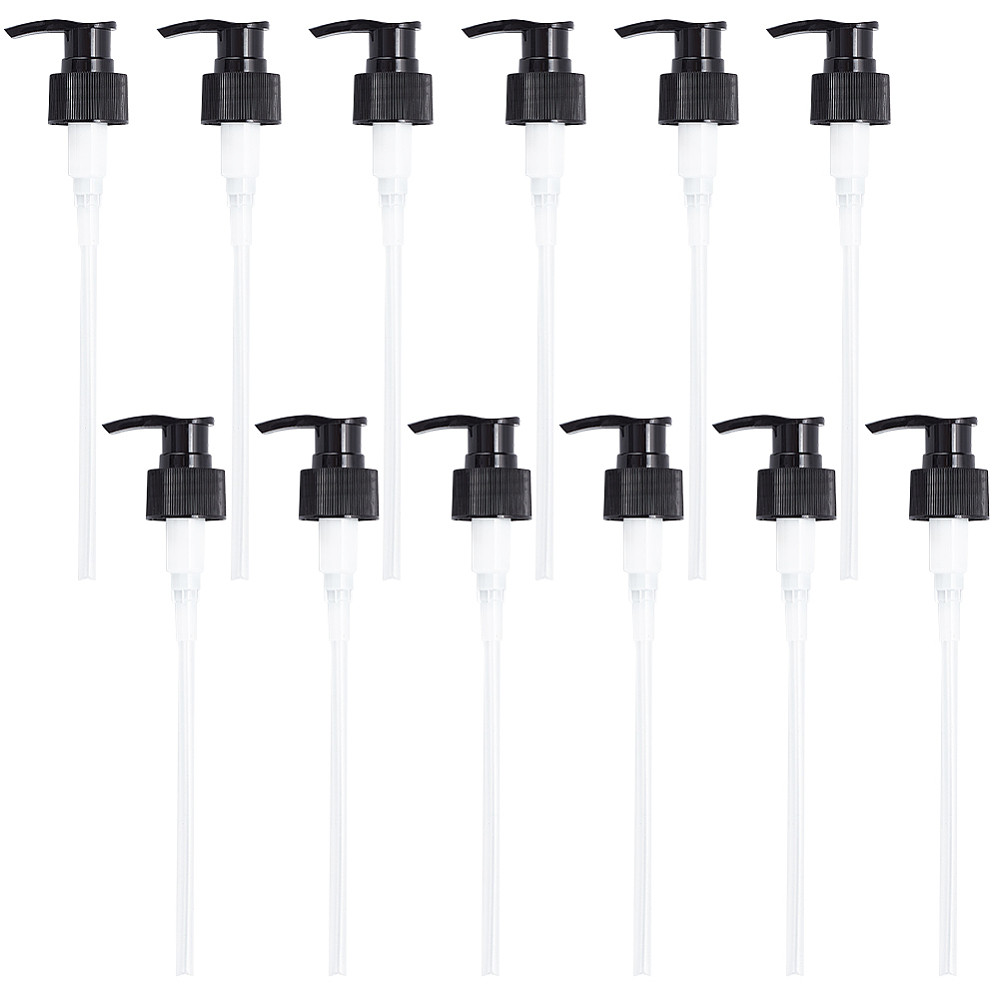 TEMU Set Of 12 Plastic Dispensing Pumps Suitable For Shampoo, Sanitizer, Lotion, And Conditioner Bottles, Measuring 21.5x4.7x3cm, Ideal For Jewelry