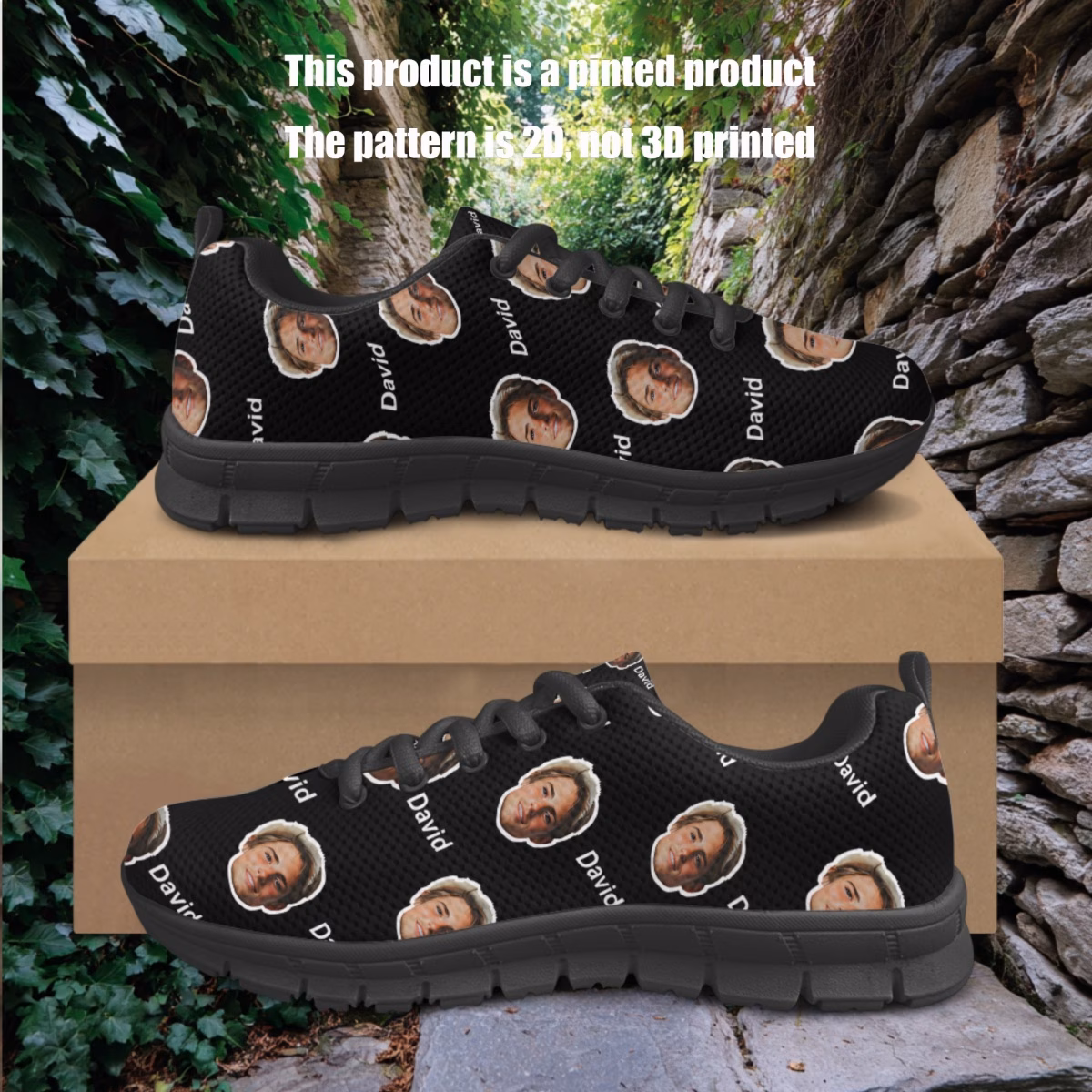 Customizable Profile Picture And Name / Comfortable Mesh Lace-Up...