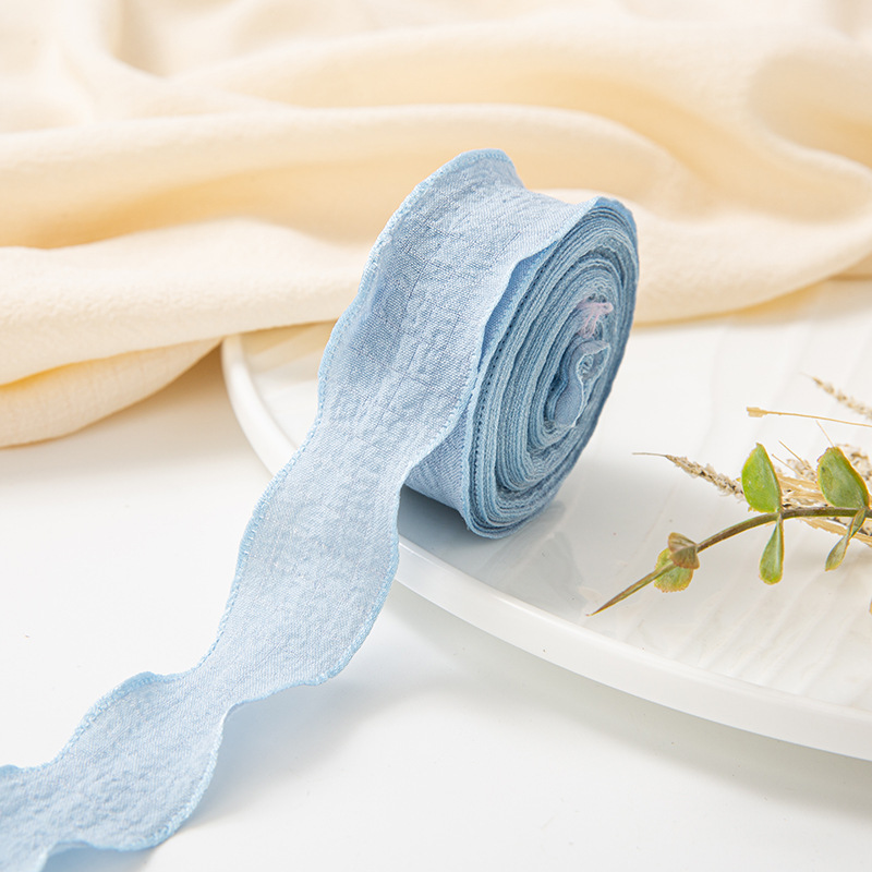 Image of Ribbon For Wrapping Bouquets, Tulle Ribbons For Floral Arrangements, And Additions For Bows And Clothing