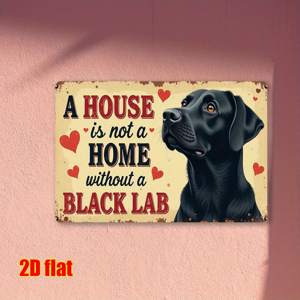 TEMU A Vintage Flat Sign - "a Home Without A Is Not A Home" - Featuring A Heart And Leaf Design, Perfect For Rustic Wall Decor, Measuring 7.8x11.8