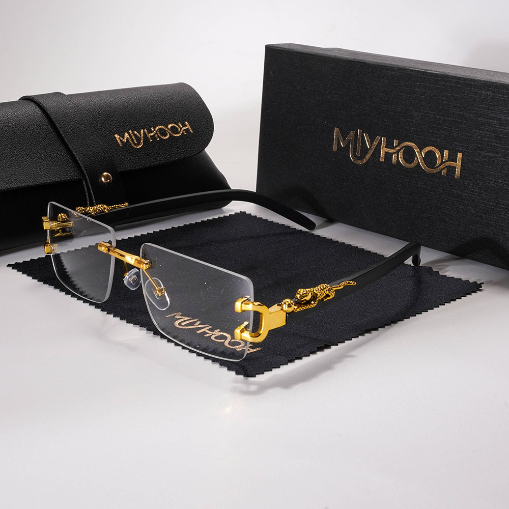 TEMU Marque MLYHOOH, Lunettes de soleil unisexes pour homme et femme monture à verres lisses à imprimé léopard, style européen et américain haut de