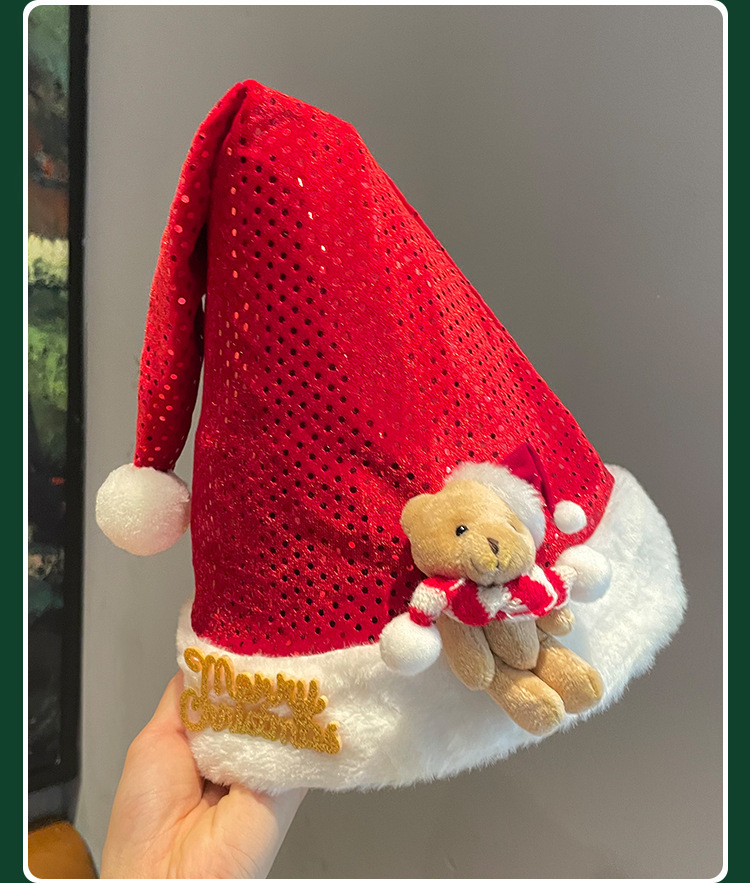 Schattige Herten Kerstmuts - Rood & Wit Santa Feestaccessoire met Pluizige Oren, Lichtgewicht Feestdecoratie voor Cosplay, Foto Props, Kerstfeesten - Geen Montage Nodig, Feestelijke Partymuts, Kerstkostuums, Cosplay Hoofddeksel, Speels Ontwerp, Zachte Textuur, Seizoensgebonden Hoofddeksels, Whimsical Design, Alleen Handwas, Cadeau voor Haar, Fotoshoot Props, Schattige Herten Rodehoofd Kleine Hertje, Feestelijke Kleding, Cosplay Props, Kerstversiering, Zachte Hoofddeksels, Lichtgewicht