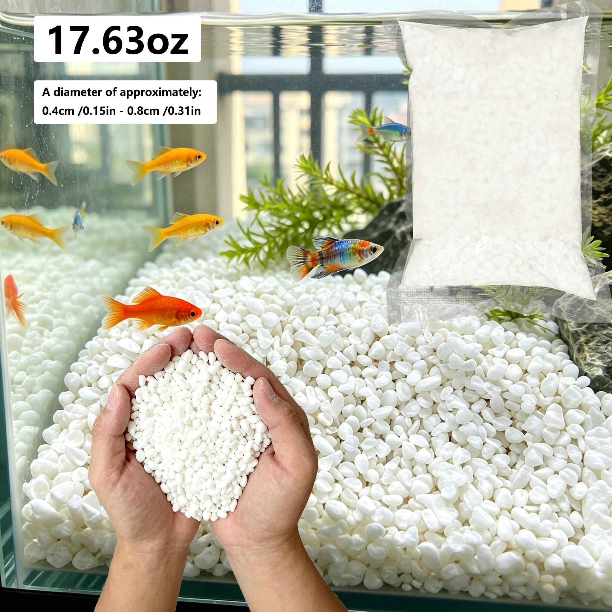 TEMU 7.05oz/17.63oz Home Decor White Filled Stone, White Stone Decorative , Irregular Shape, Decorative Pebbles, Suitable For Garden, Aquarium, Vase