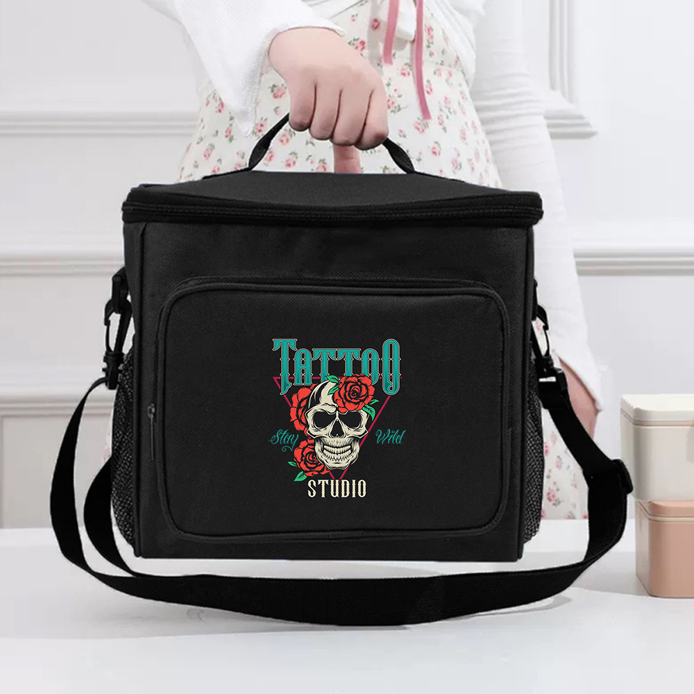 E-shop Tattoo-Studio-Brotdose-Tasche mit großem Fassungsvermögen – Nicht für Lebensmittelkontakt geeignet, kompatibel für