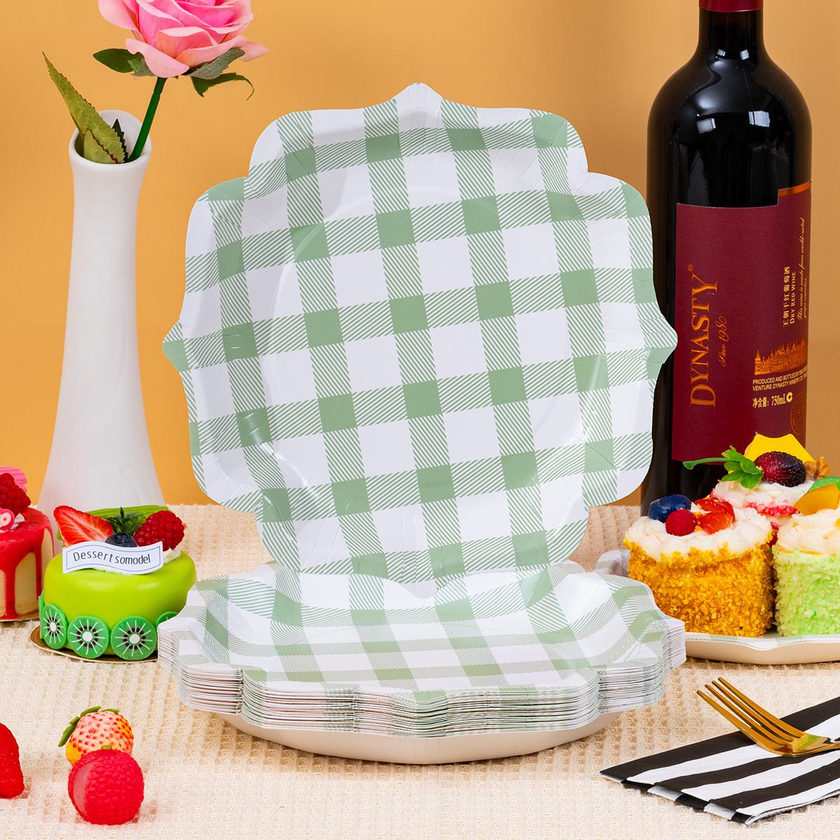 Einweggeschirr 22,9 Cm 60 Pappteller Mit Blumenmuster – 22,9 Cm Durchmesser – Stabil & Bunt – Ideal Für Partys, Hochzeiten, Geburtstage & Picknicks – Einweg-Geschirr Im Blumen-Look