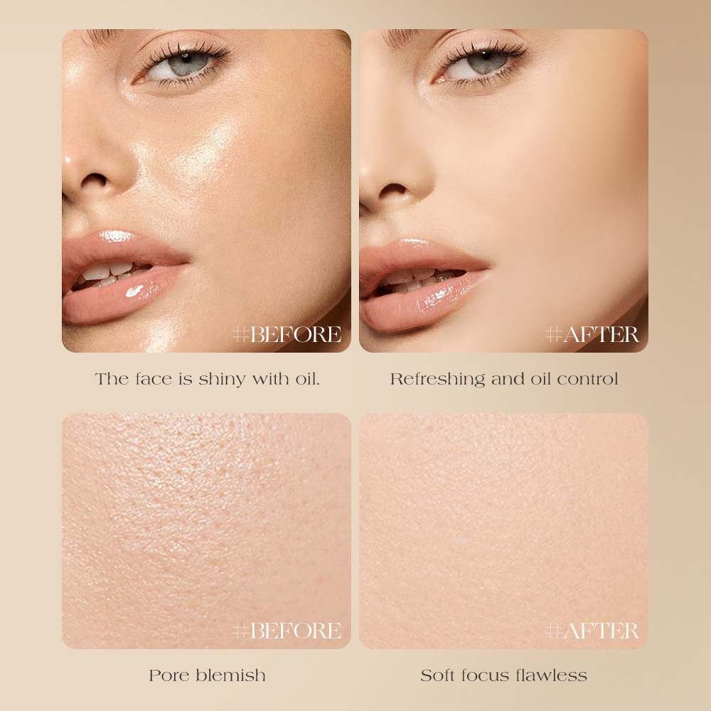 translucent loose powder loose setting powder matte pressed powder lightweight long lasting waterproof setting powder oil control puff foundation full coverage pressed powder Product details 8