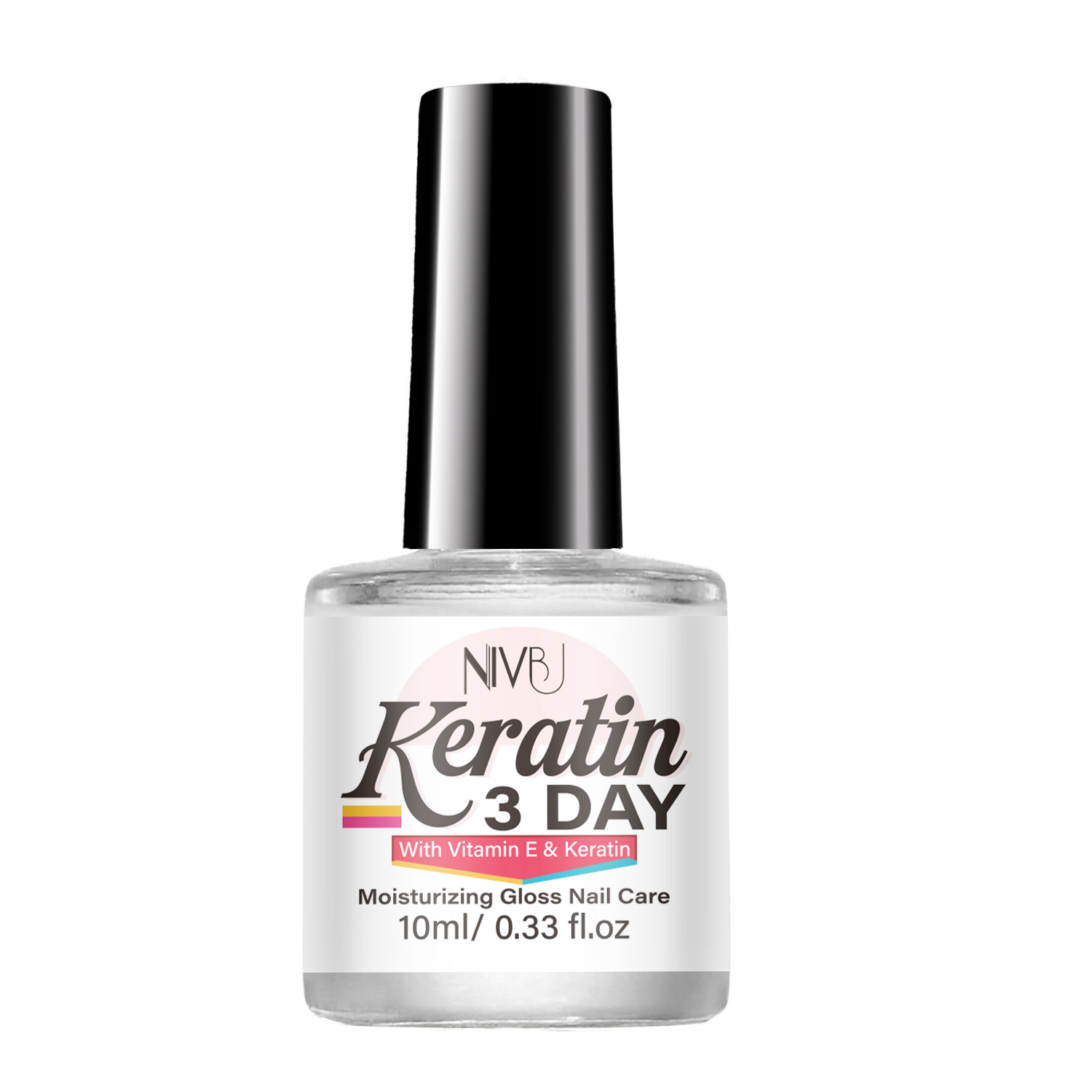 Image of Keratin Strengthener, Natural Shine, Rich In Keratin, Vitamin E, Collagen And Jojoba Seed Oil, Moisturizing And Brightening Nail Care, Prevents Nail , Breakage And Brittleness