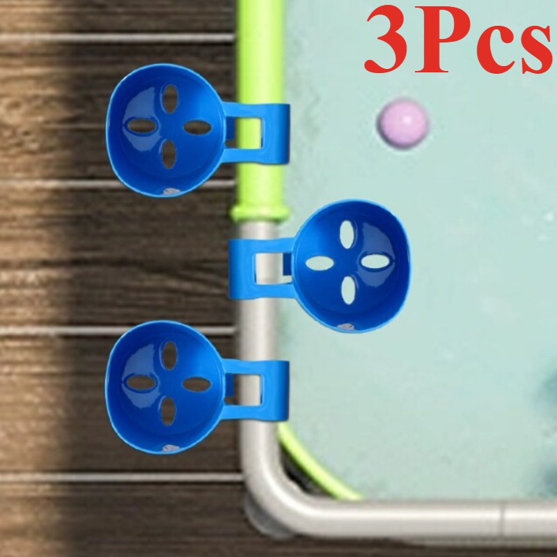 3pcs Swimming Pool Poolside Cup Holder Outdoor Storage Rack, Beverage And Beer Cup Hanging Rack, Multifunctional Cup Holder, Good Toughness
