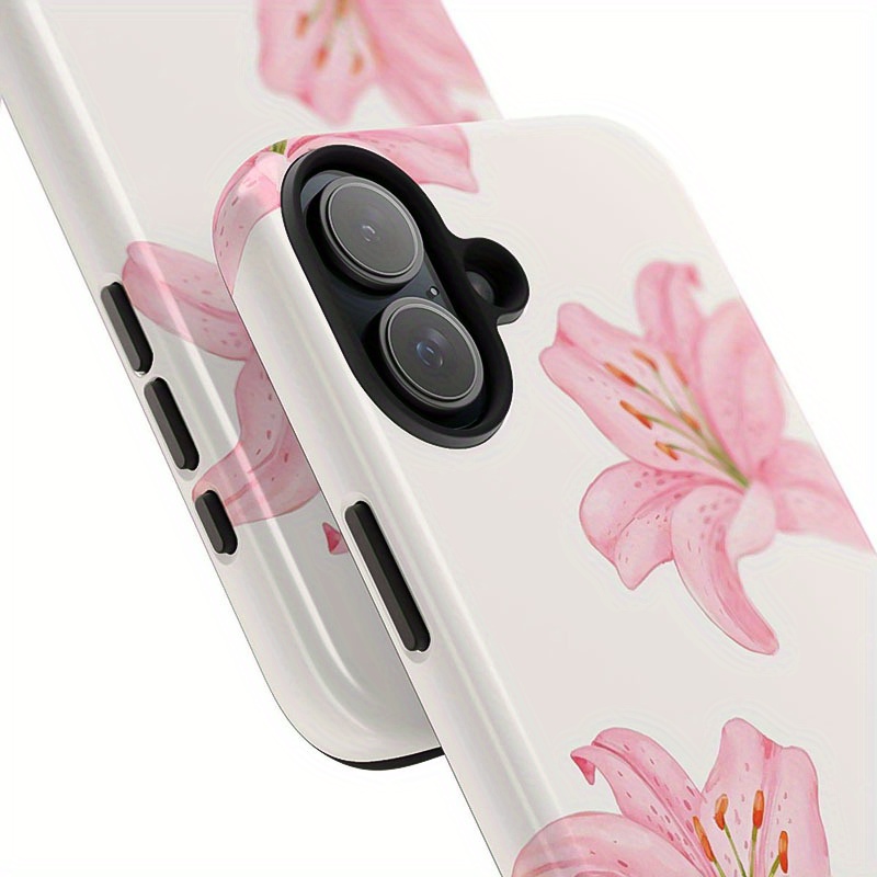 aesthetic floral   telefonhülle,   stilvolles und langlebiges telefonhülsenschutz, kompatibel mit iphone 16, 15, 14, 13, 12 und   pro max. | Schnelle & Sicher Zur Kasse Gehen | Temu
