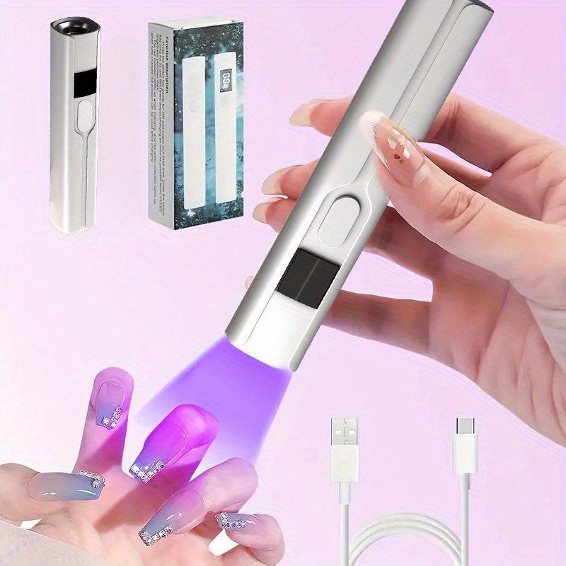 Temu – TEMU Nail Lamp Mini/2pcs /1pc U-shaped Nail Lampuv Nail Lamp Mini Nail Lamp Rechargeable Nail Lamp Professional Nail Lamp Rechargeable Portable Nail