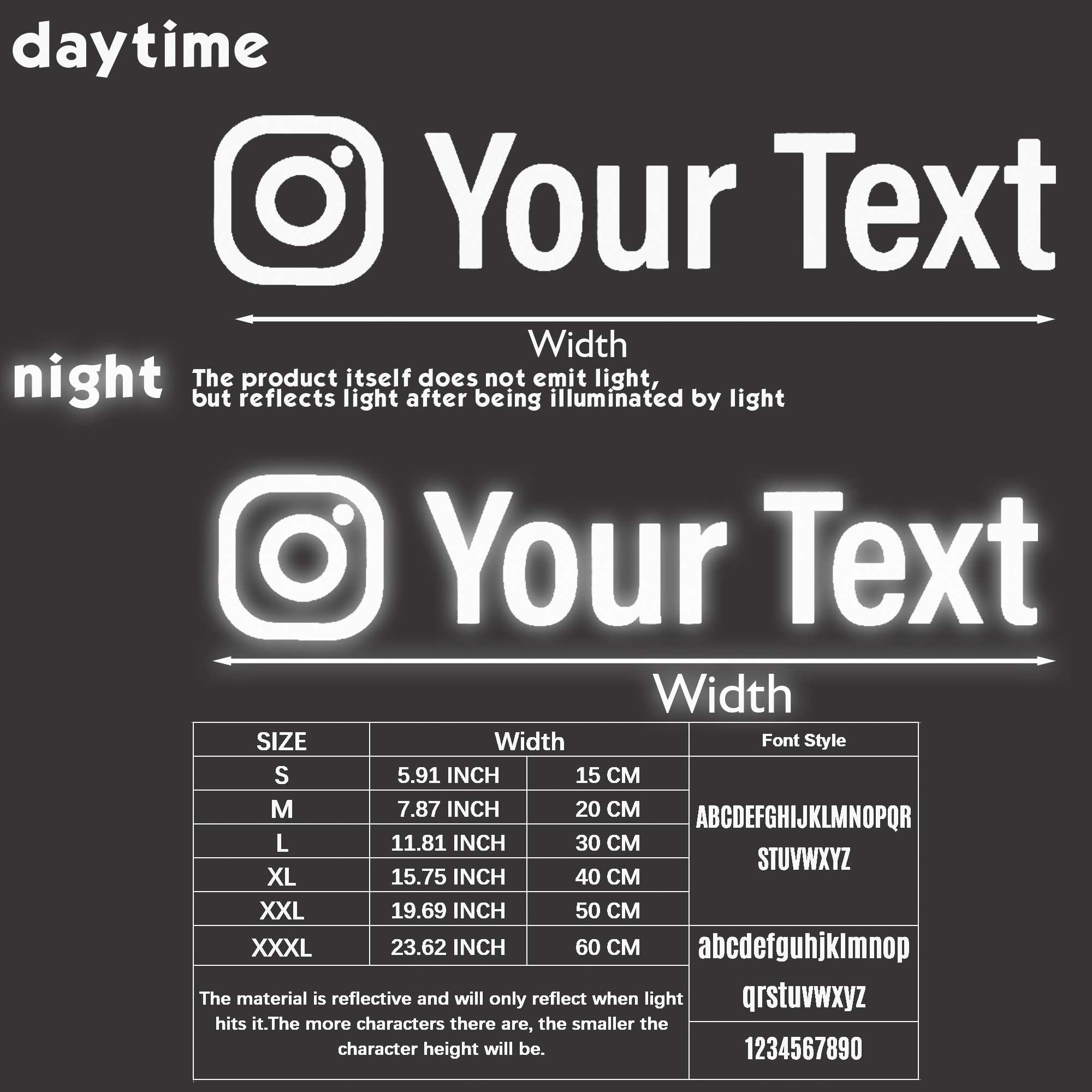 TEMU . Anpassbarer Textname Autoaufkleber Instagram Mein Name Soziale Software Vinyl-Aufkleber für Fenster Tür Motorrad, Matt, Glasoberfläche