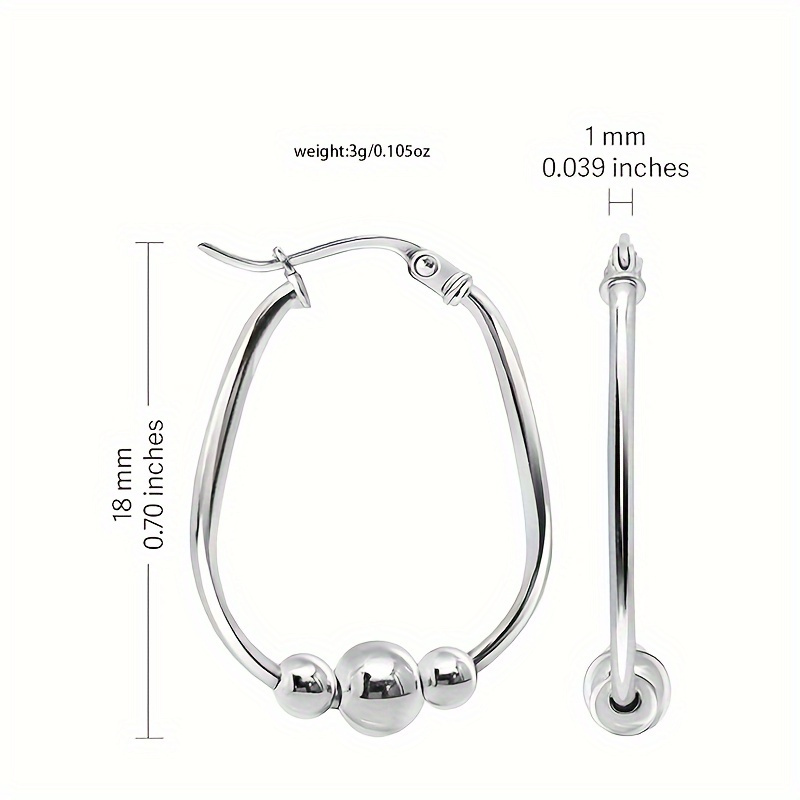 925 silver womens silver earrings fashionable hanging round earrings   womens jewelry casual attire party banquet jewelry birthday gifts valentines day christmas gifts gift box Product details 0