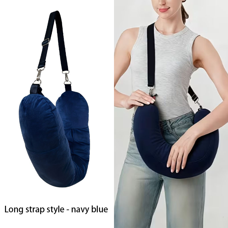 travel neck pillow u shaped cushion design made of soft crystal microfiber fabric portable neck support for air travel   in multiple colors hand wash   suitable for long flights car rides camping and outdoor activities Product details 8