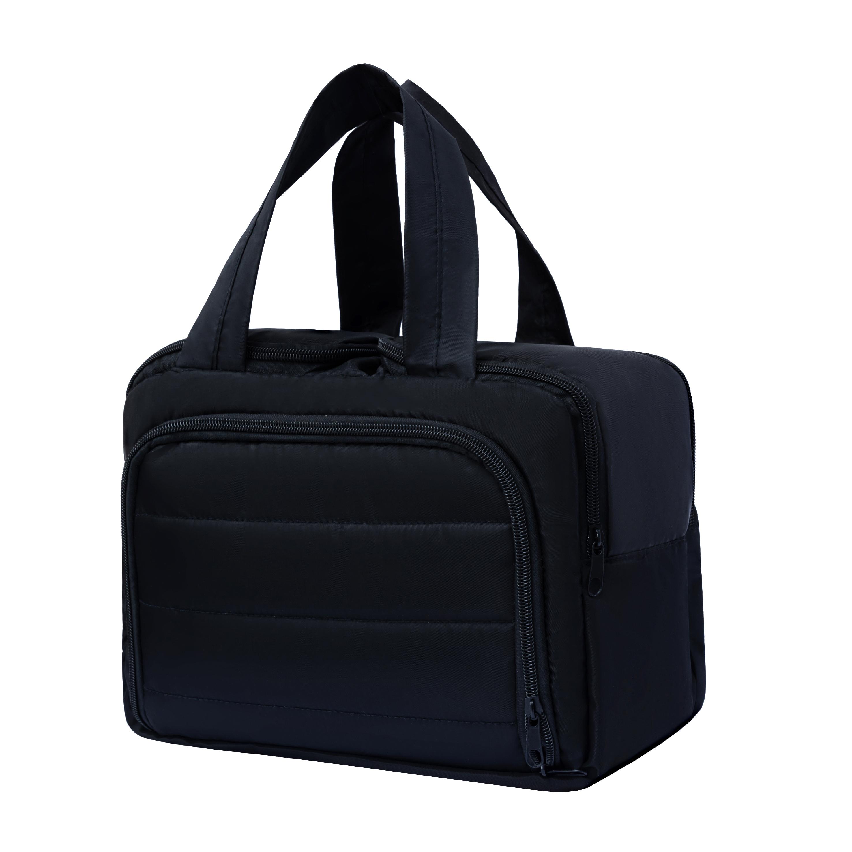 2026 Makeup Bag, Large Capacity Multi-functional Partitioned Organizer, Washbag Cosmetics Storage Bag, Lady's Portable Storage Box, Travel Organizer Bag With Handle, Multiple Compartments Portable Bag