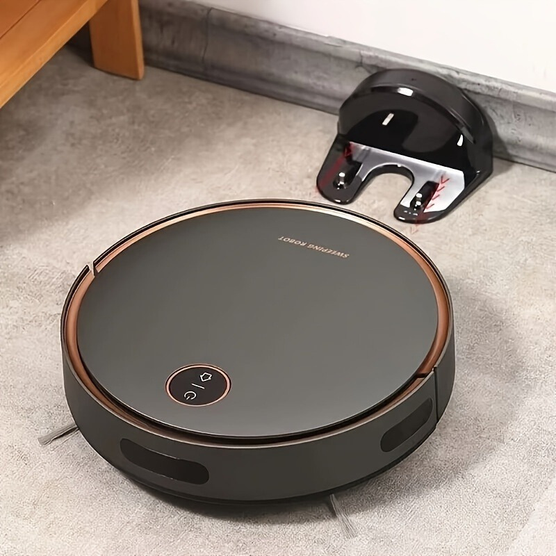 

3-in-1 Electric Sweeper, Remote Control Vacuum Cleaner, With 2000mah Lithium Battery, 110v/220v Power Supply, Us Plug, 20min , With Automatic Charging Function