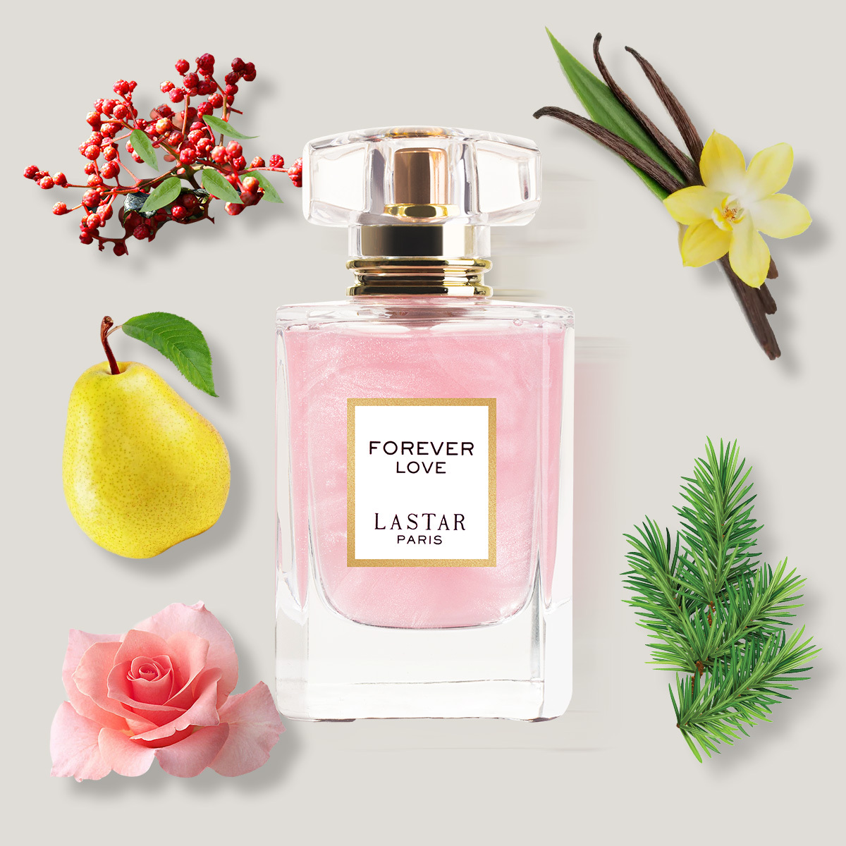 Lastar's Love Perfume Spray, With A Floral Scent Blending Rose And Jasmine, Long-lasting Fragrance. Suitable For And Parties, It Makes A Perfect Christmas, Halloween, And Birthday Gift